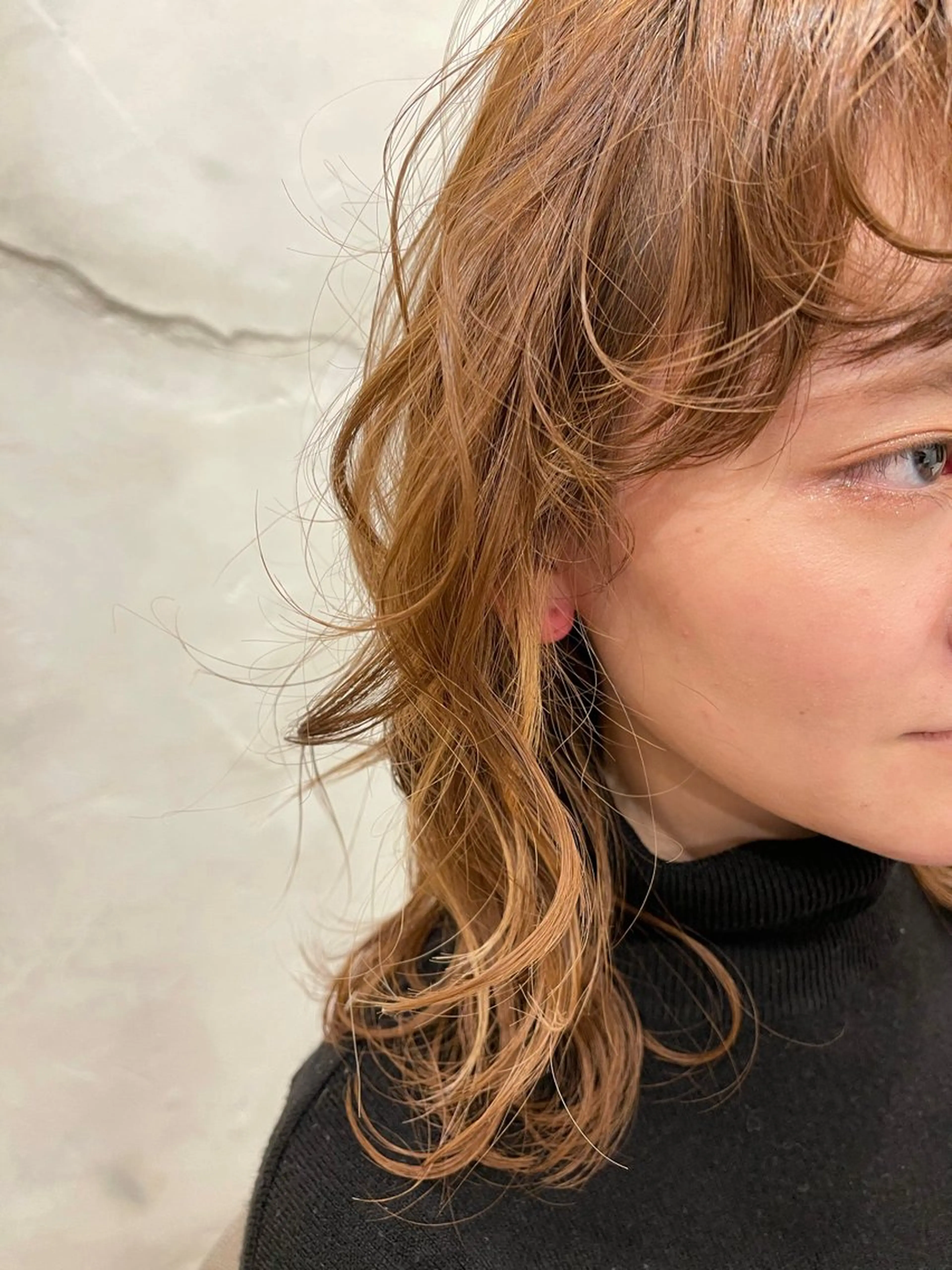 ミディアム カラー イヤリングカラー ショート/ボブ アンドウ☺︎のヘアスタイル