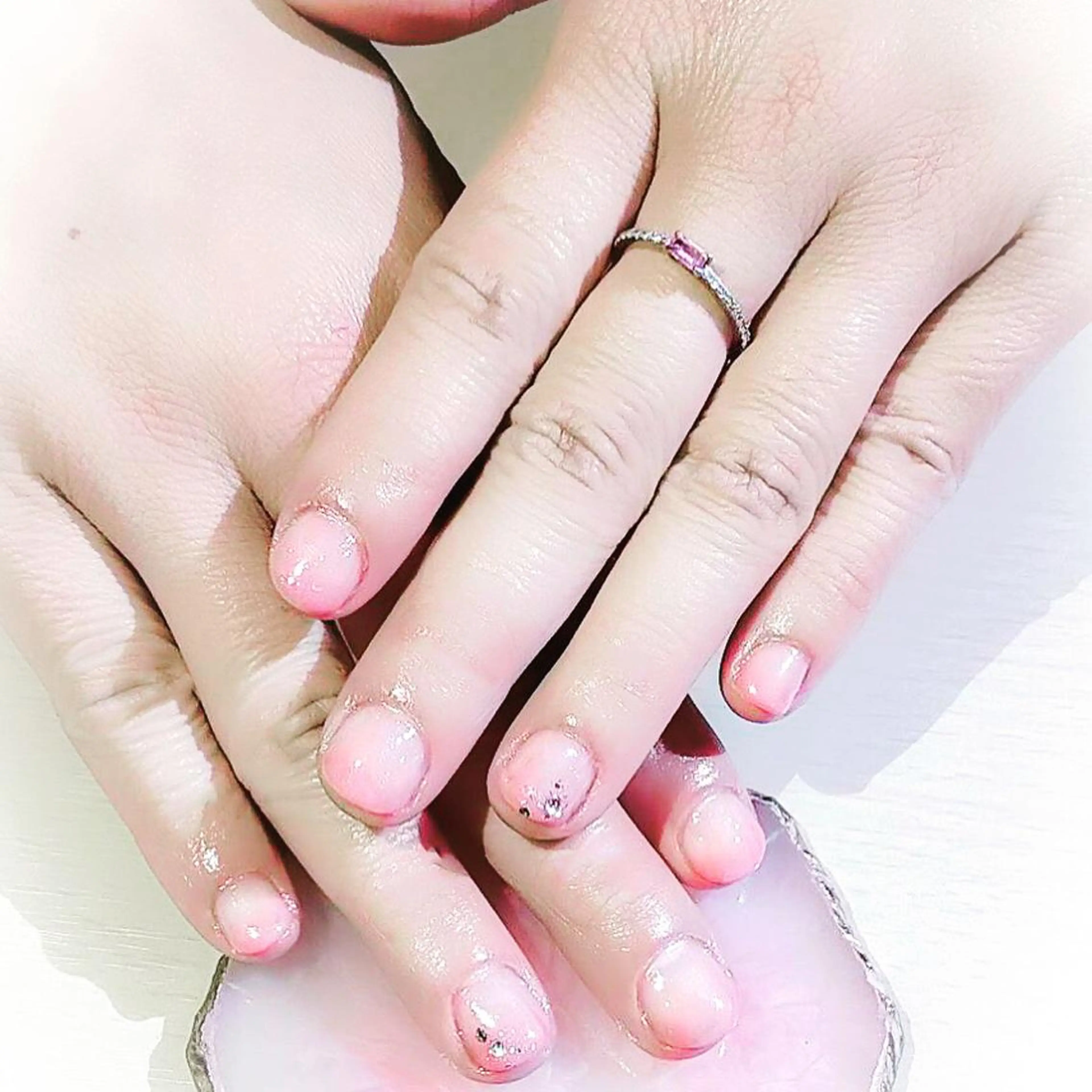 ネイル オフィスネイル 春ネイル Nyanco Nailのネイルデザイン