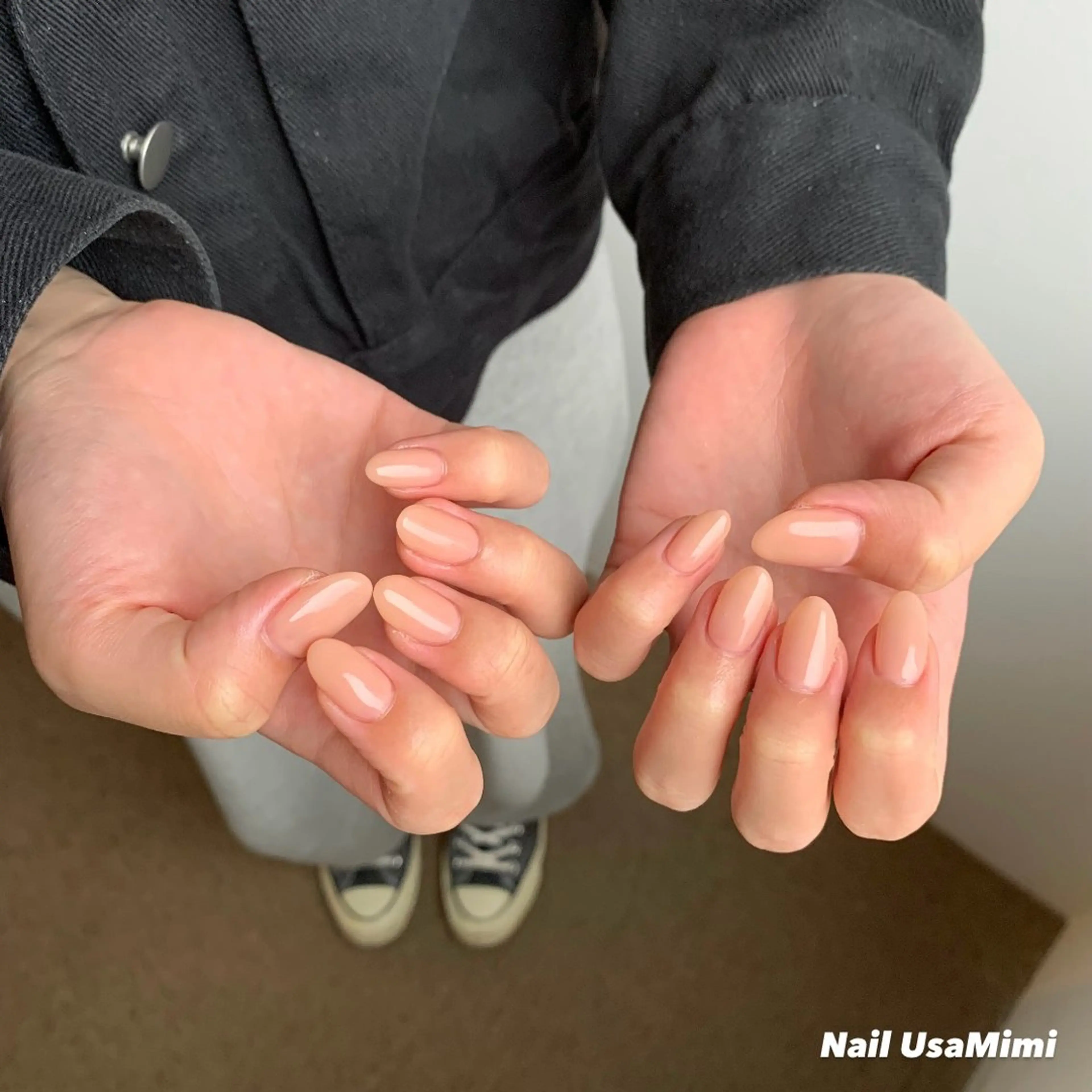 ネイル ジェルネイル キラキラネイル ワンカラーネイル パラジェル シンプルネイル ハンドネイル NAIL DOT STUDIO堺筋本町のネイルデザイン