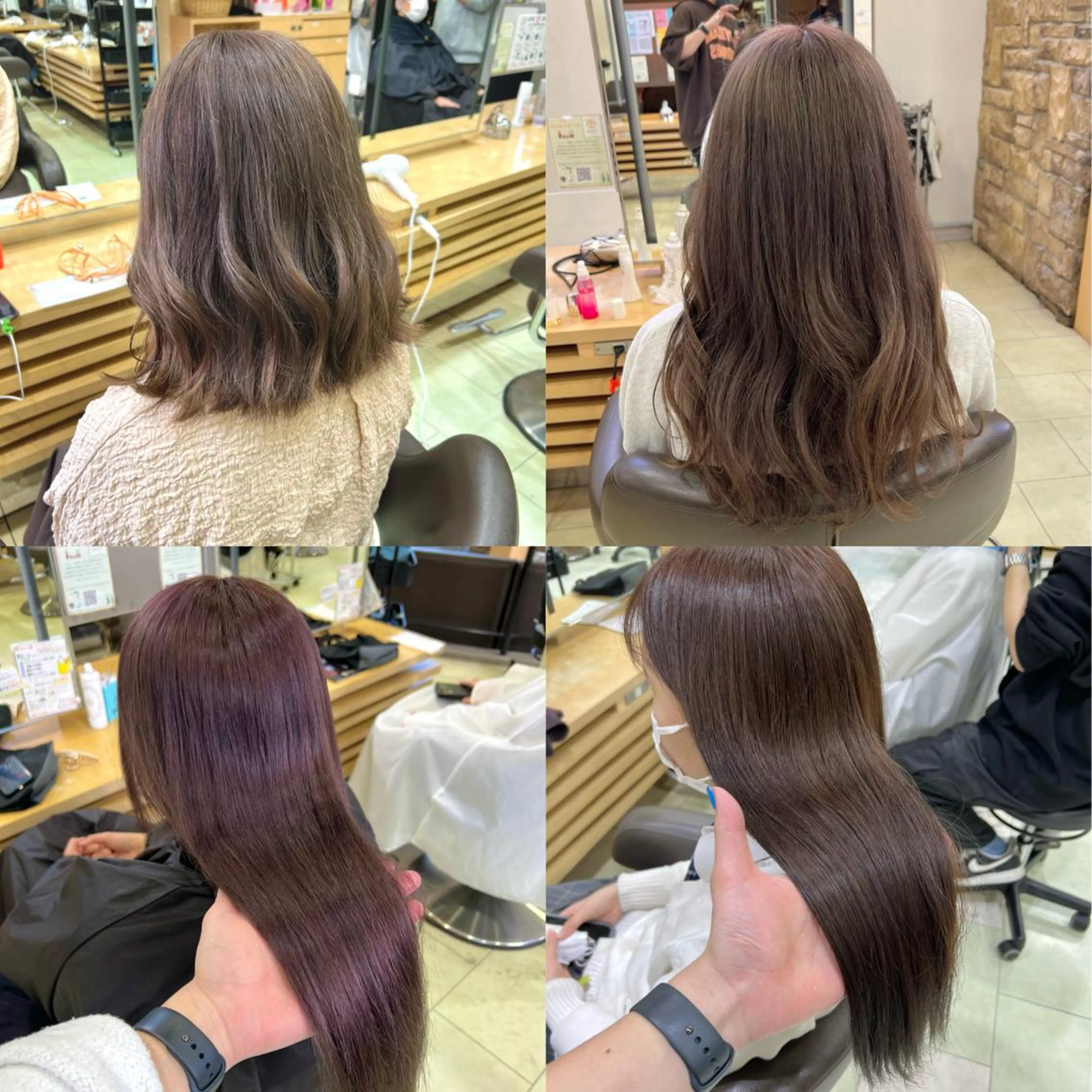 ロング カラー ベージュカラー ラベンダーカラー ラベンダーベージュ メンズカット松戸/韓 国/メンズパーマ航太のヘアスタイル