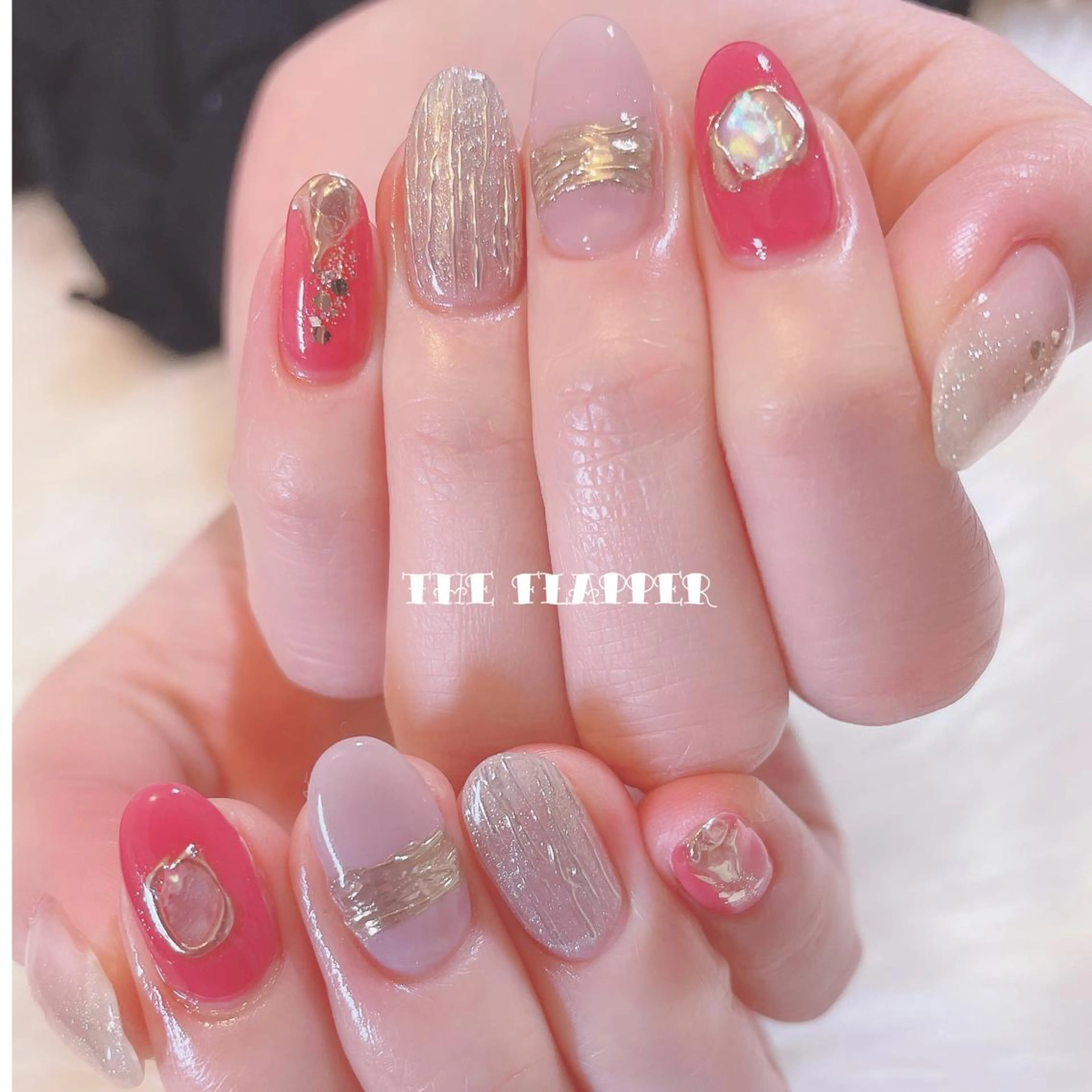 ネイル 持ち込み ニュアンスネイル NailStudio THE FLAPPER所属・THE FLAPPERのネイルデザイン