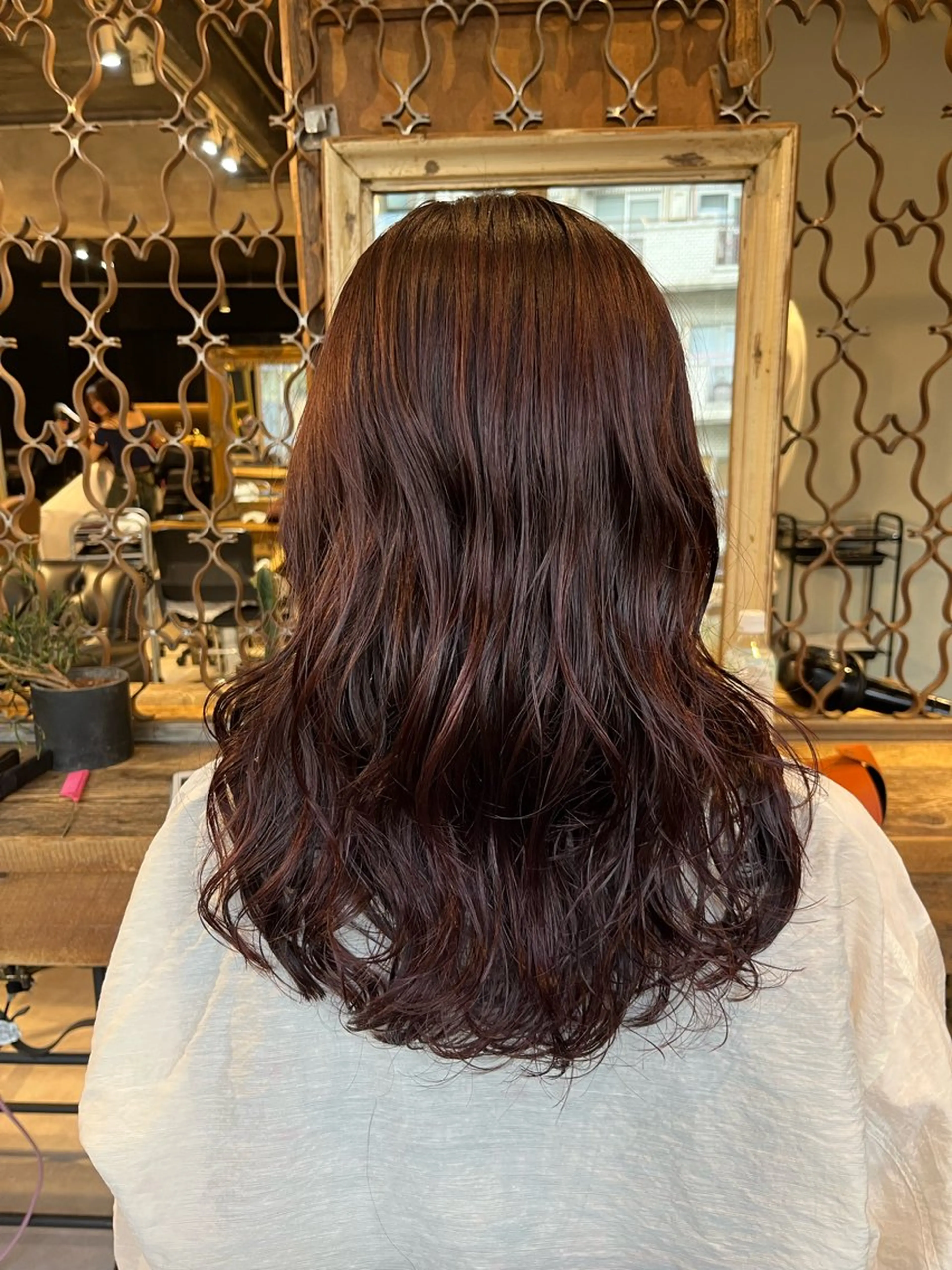 ミディアム カット パーマ スタジオノル パーマ🌀あやなのヘアスタイル