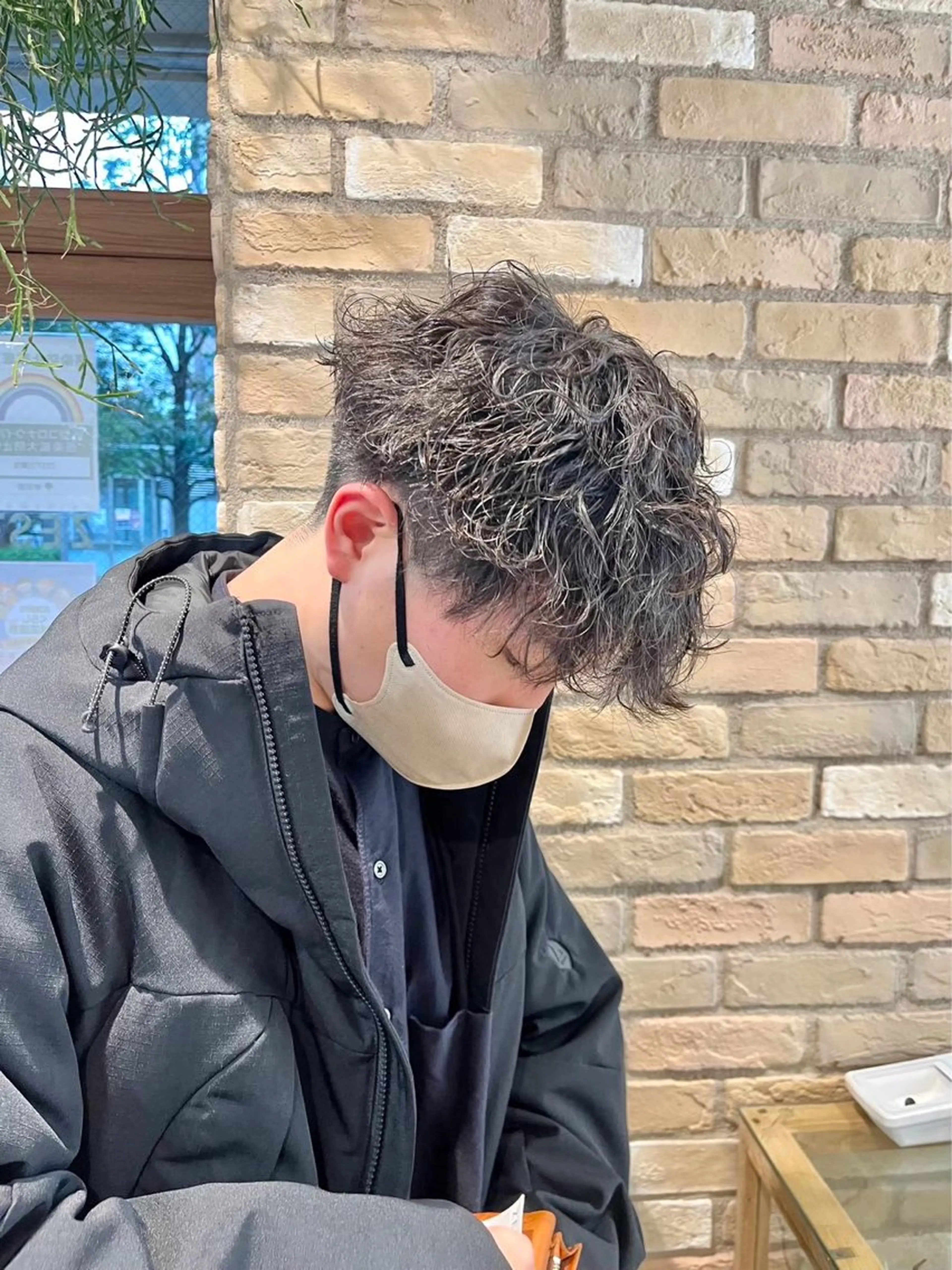 メンズ シャドウパーマ/ 波巻きパーマ/三鷹のヘアスタイル