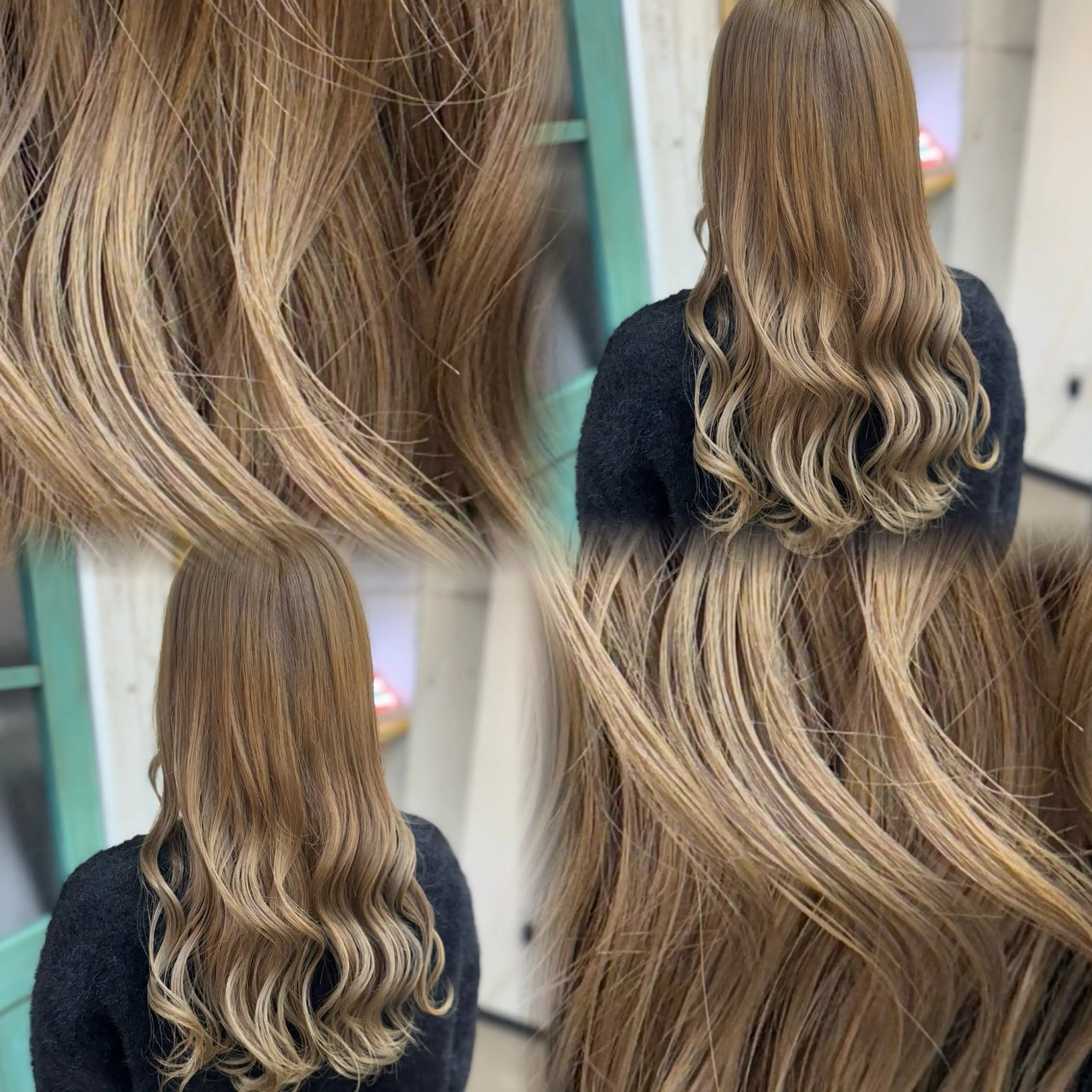 ロング カラー ヘアカラー トリートメント 髙橋 李里亜のヘアスタイル