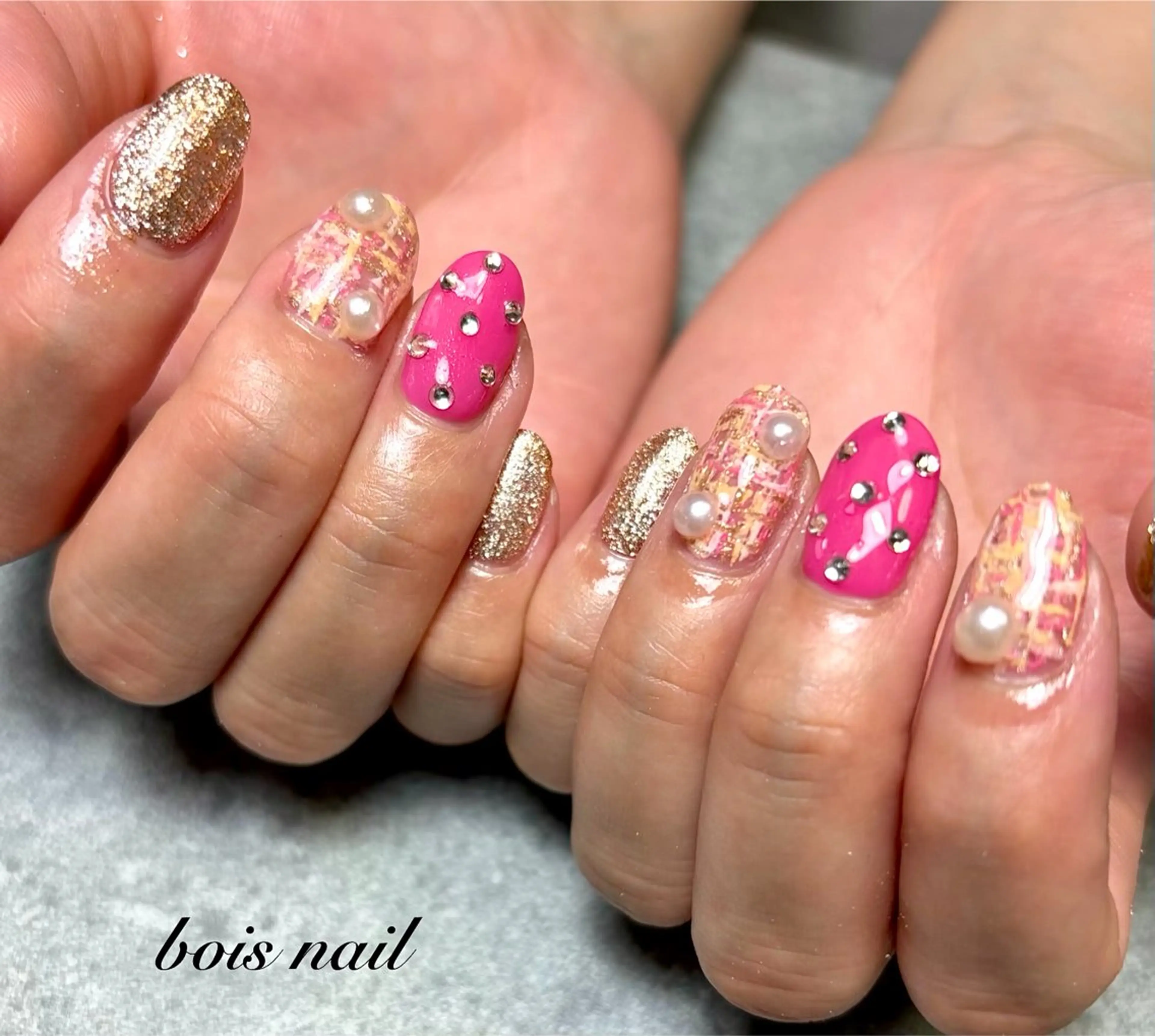 ネイル ハンドネイル bois nail ボワネイル北巽のネイルデザイン
