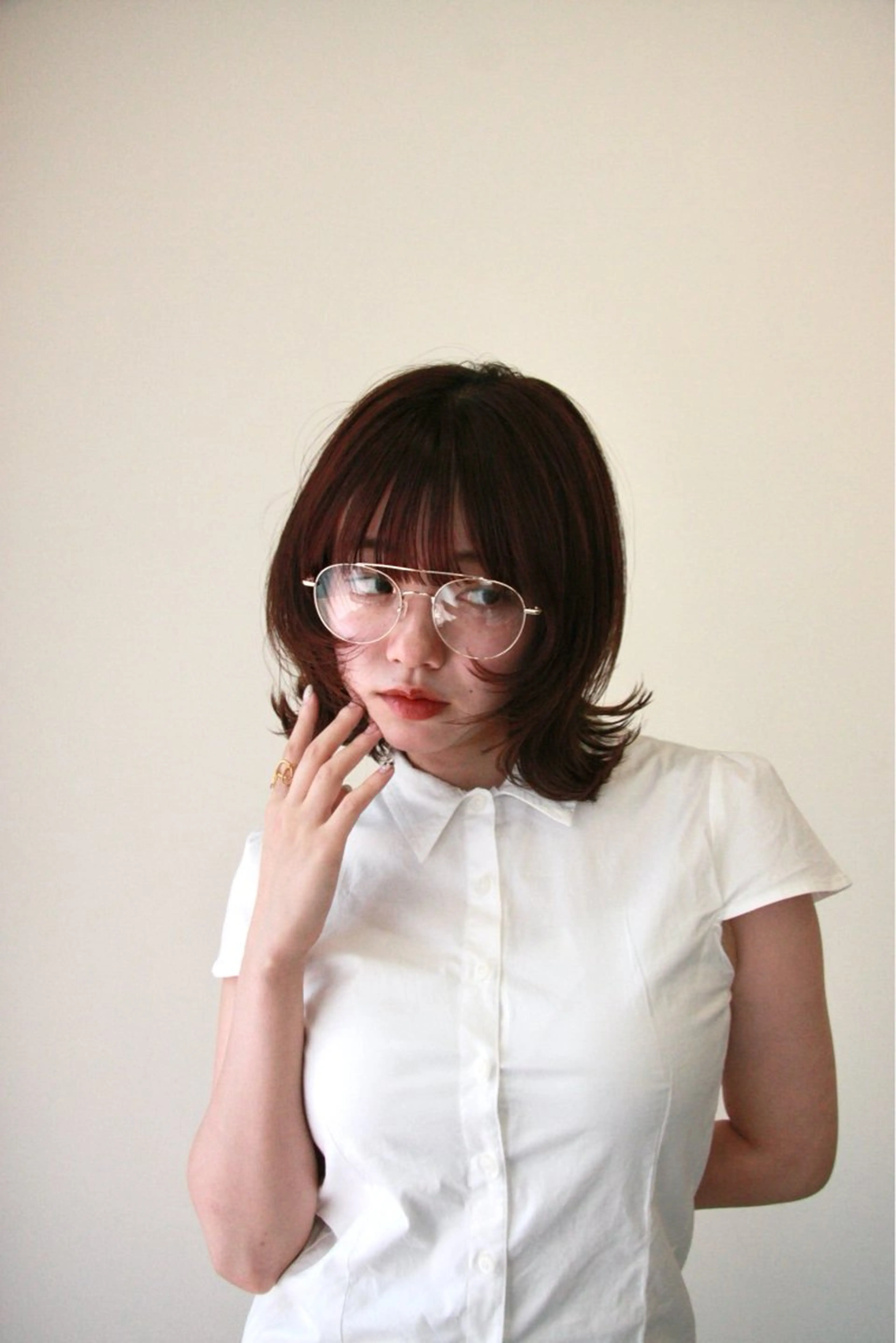 ミディアム ボブレイヤー ボブ レイヤーカット Koya ショート/ボブのヘアスタイル