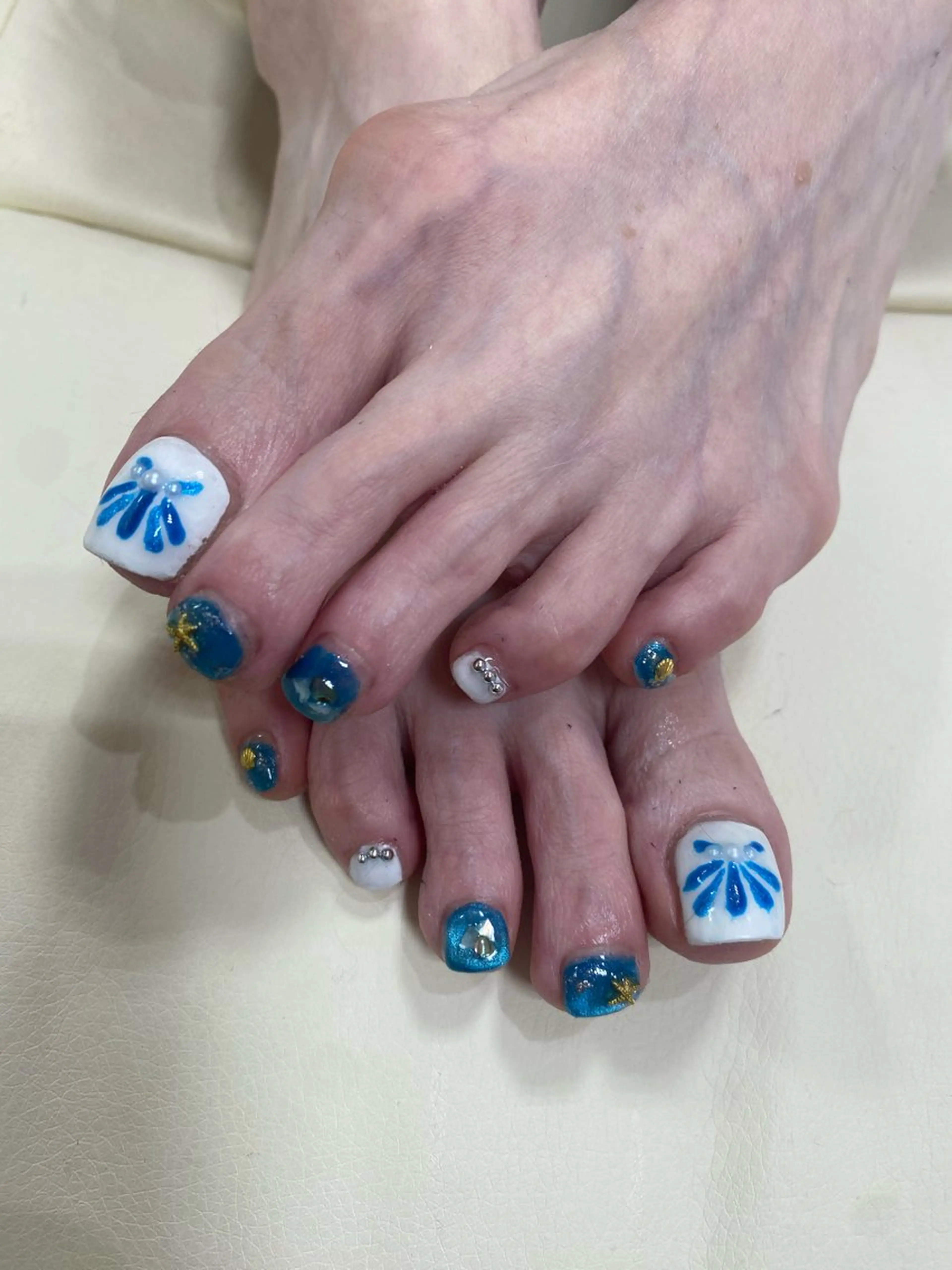 ネイル フットネイル calme -和-のネイルデザイン