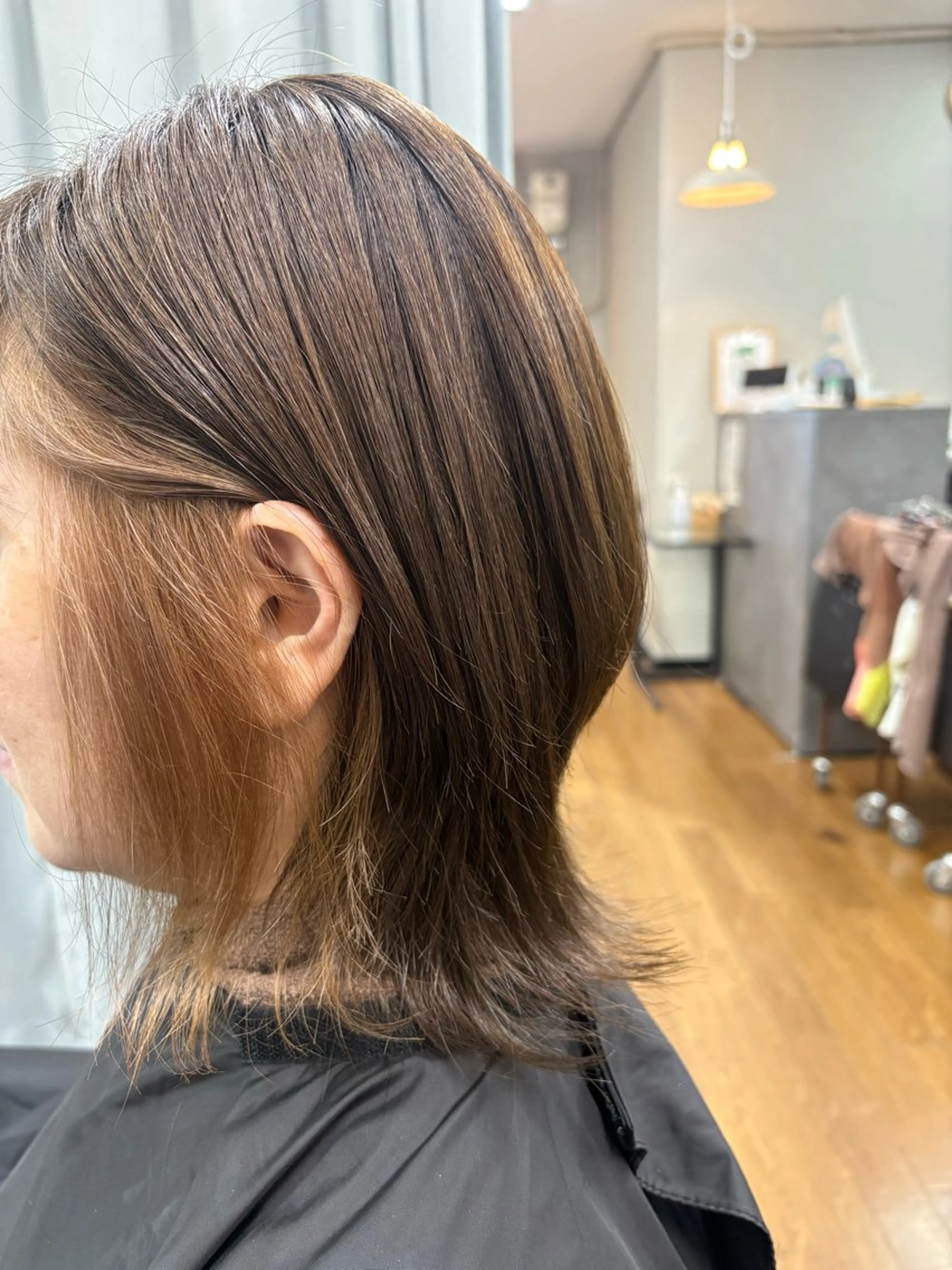 ミディアム カラー カット ヘアカラー TELA HAIR 幕張本郷所属・TELA HAIR 幕張本郷店 千尋のヘアスタイル