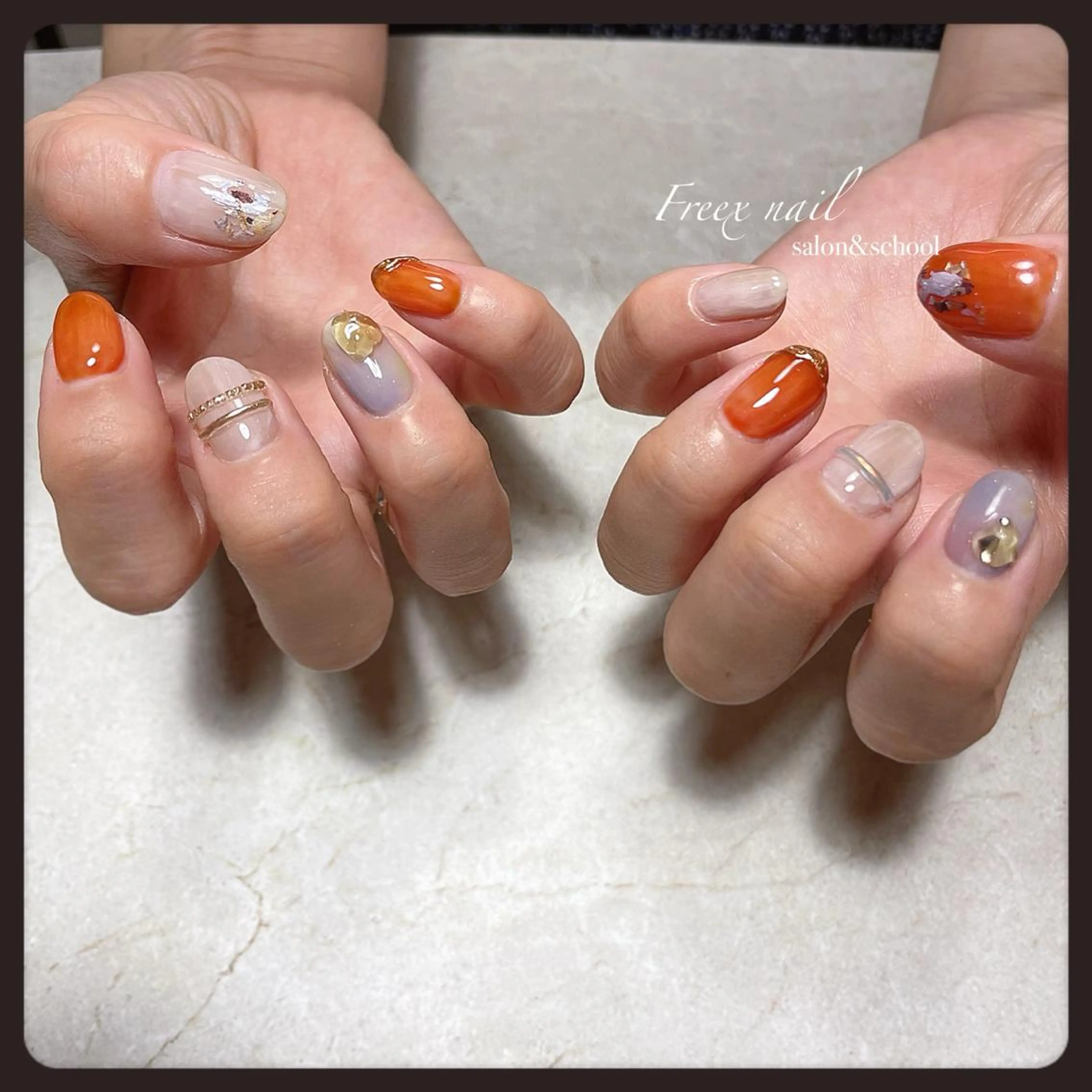 ネイル ハンドネイル フットネイル Freex nail所属・freex nail /ニュアンス/個性派のネイルデザイン