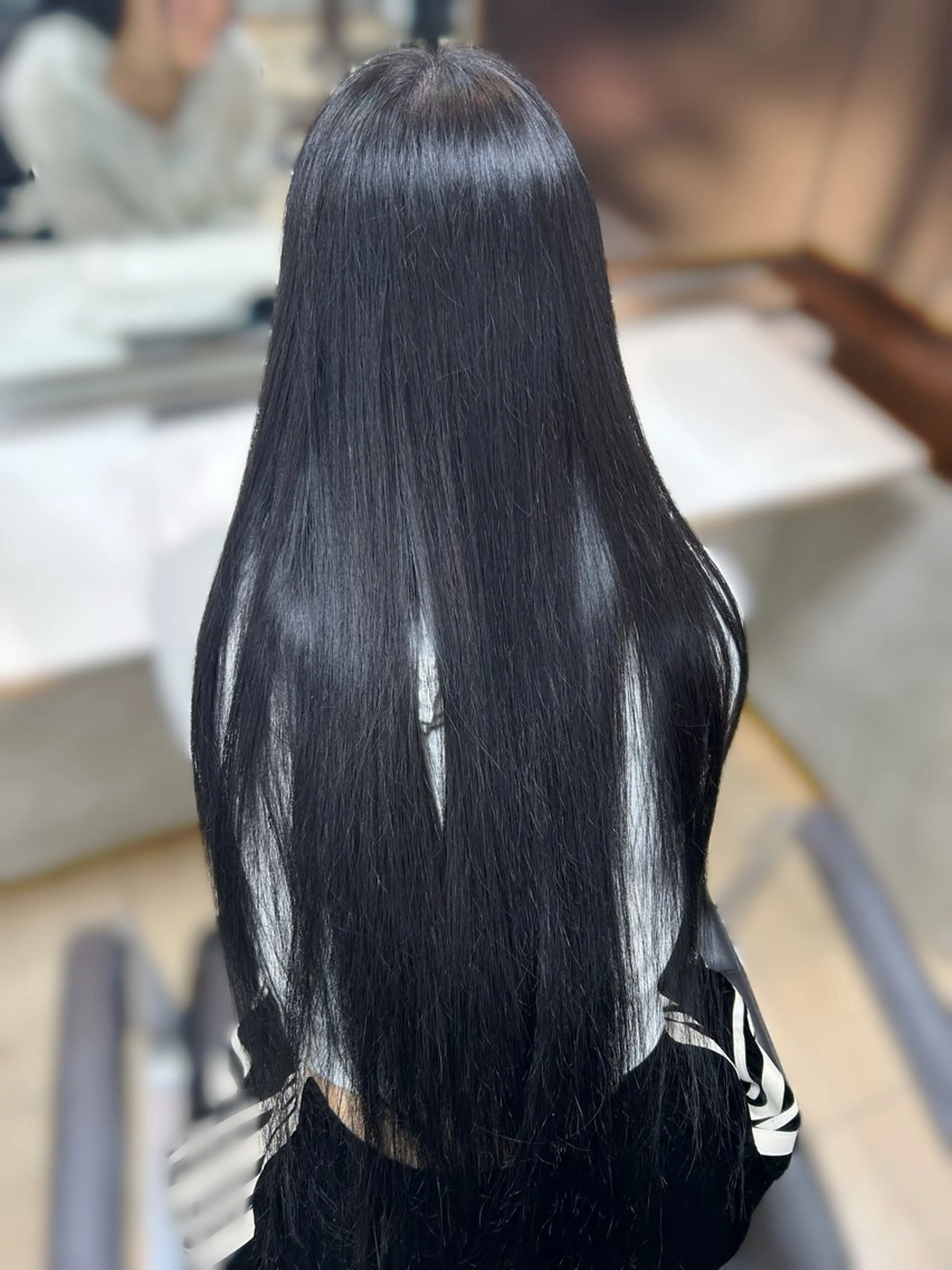 ロング カラー 縮毛矯正 佐藤 千夏のヘアスタイル