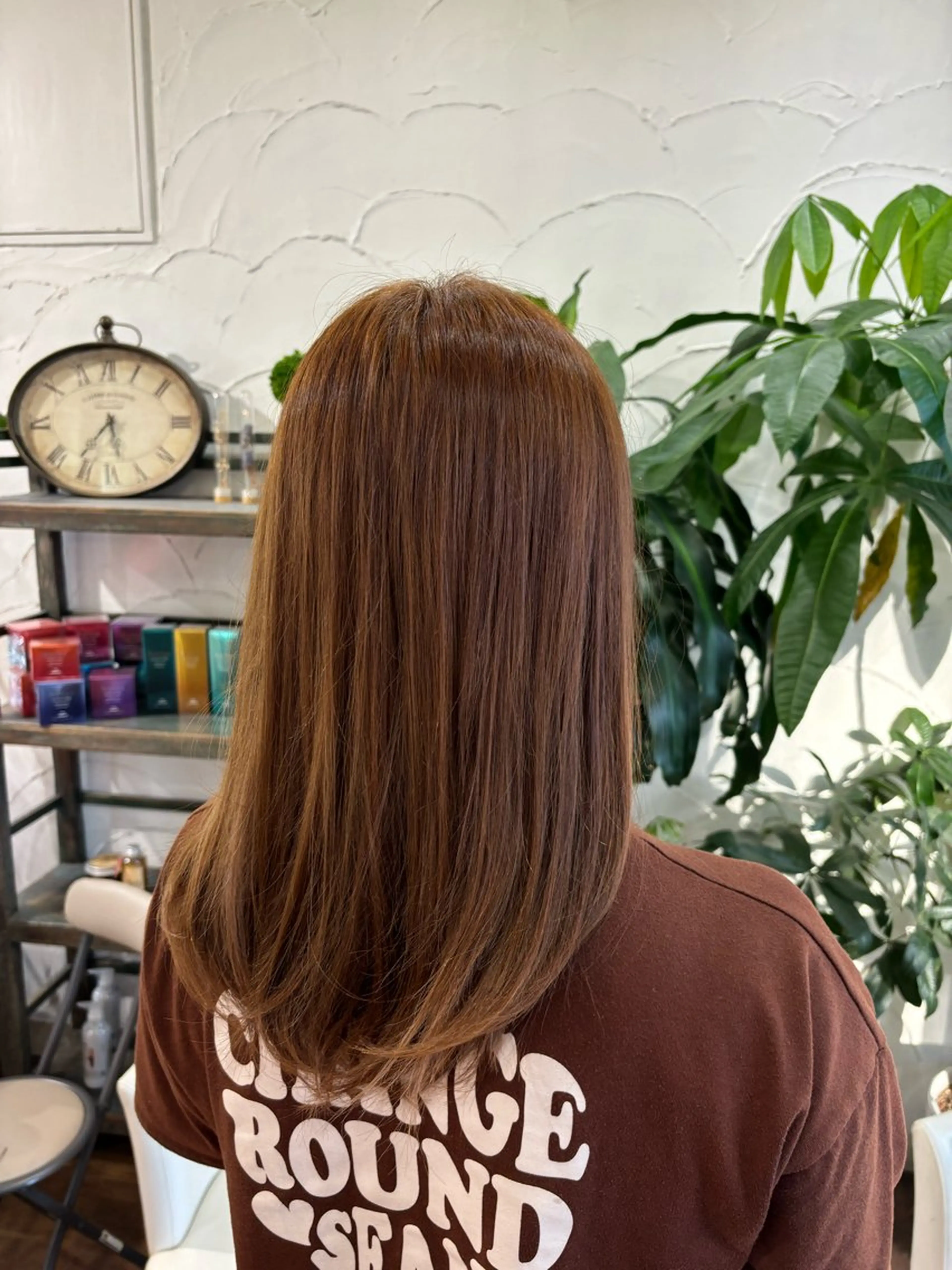 ロング ブリーチ予約率90% 以上✨森山陽向のヘアスタイル