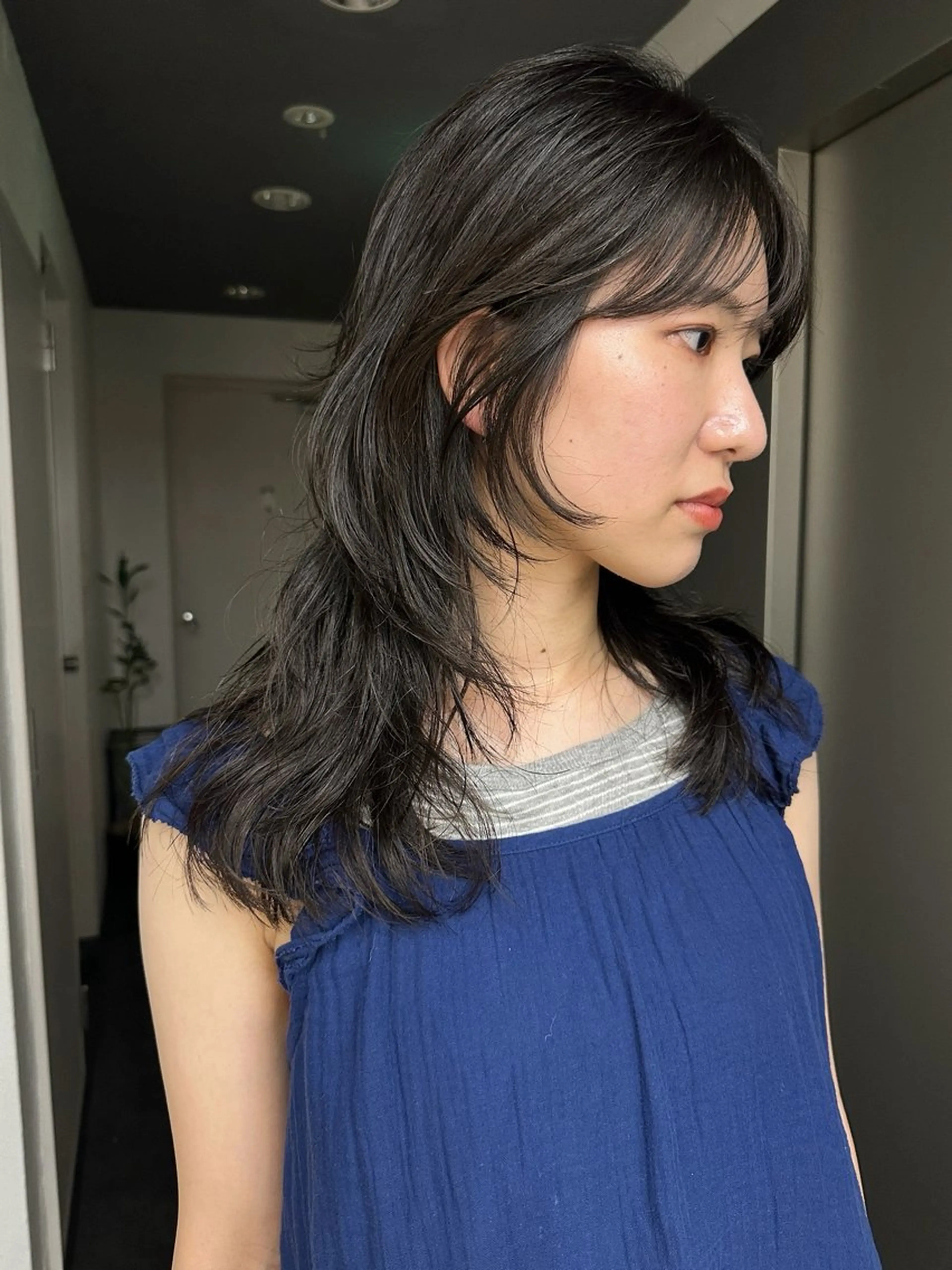 ロング パーマ カット パーマ トリートメント ボブ/レイヤー/ケア パーマ/リュウタのヘアスタイル