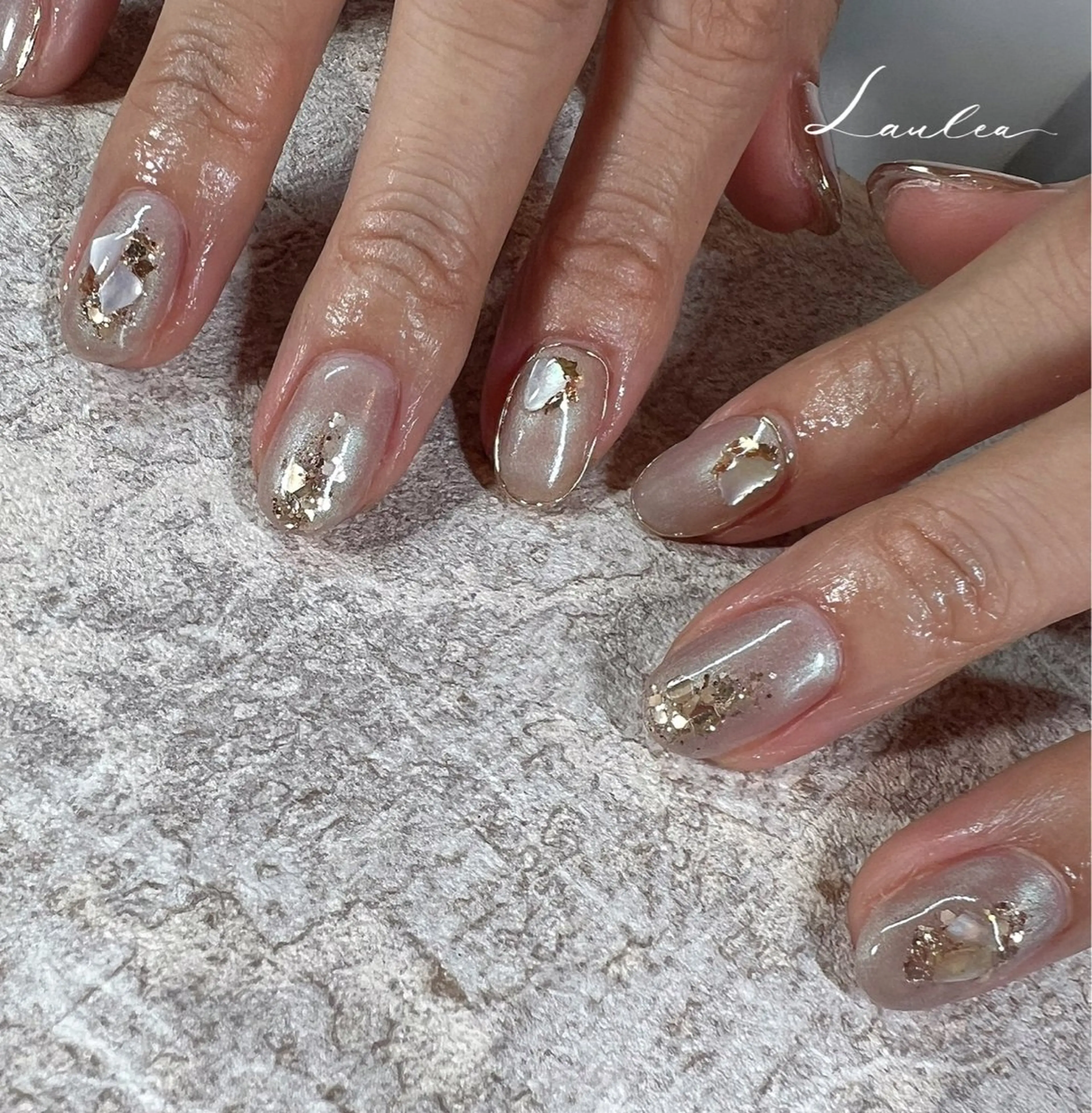 ネイル 韓国ネイル ハンドネイル nail salon Lauleaのネイルデザイン