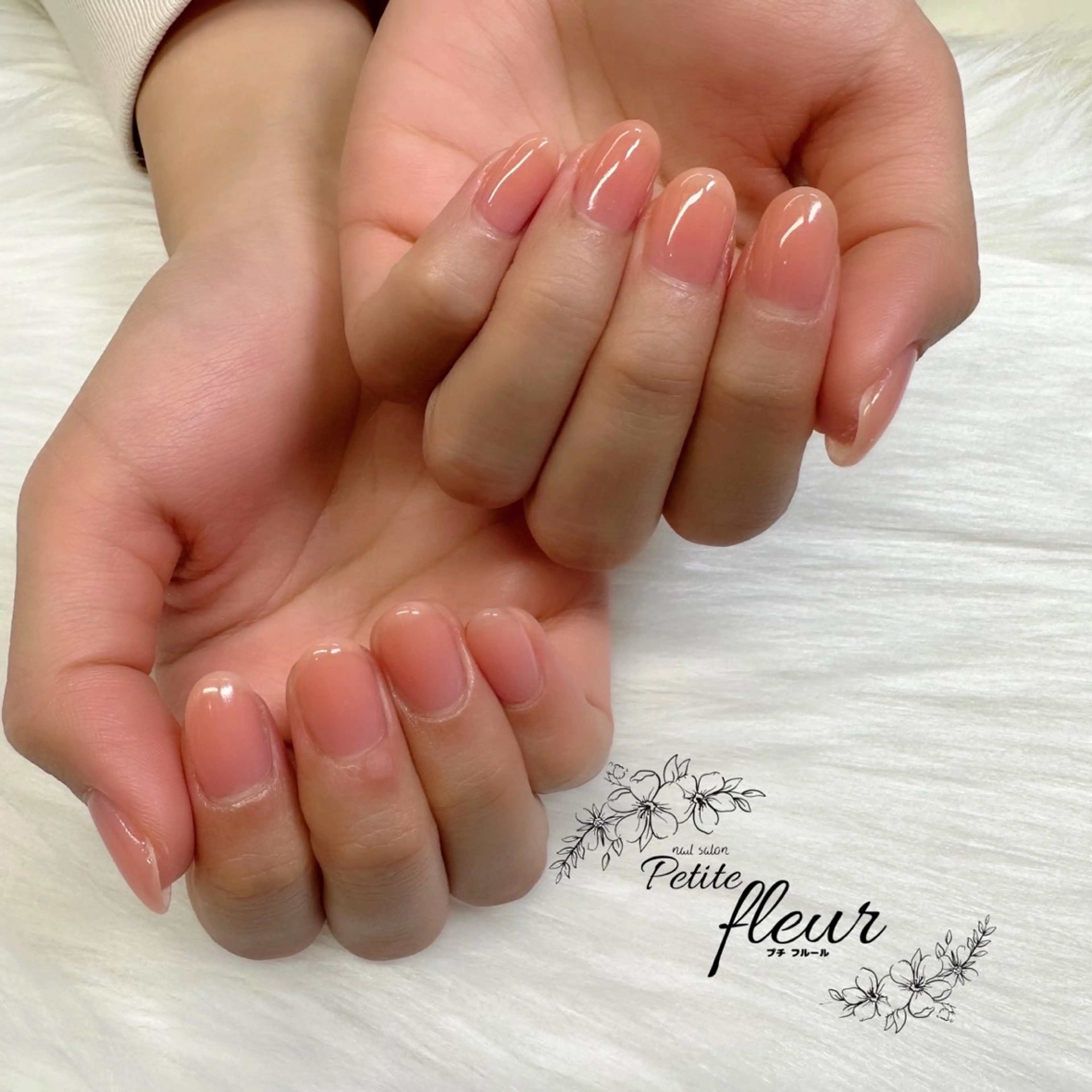 ネイル ワンカラーネイル オレンジ ハンドネイル ❁⃘*。Petite fleur❁⃘*りさのネイルデザイン