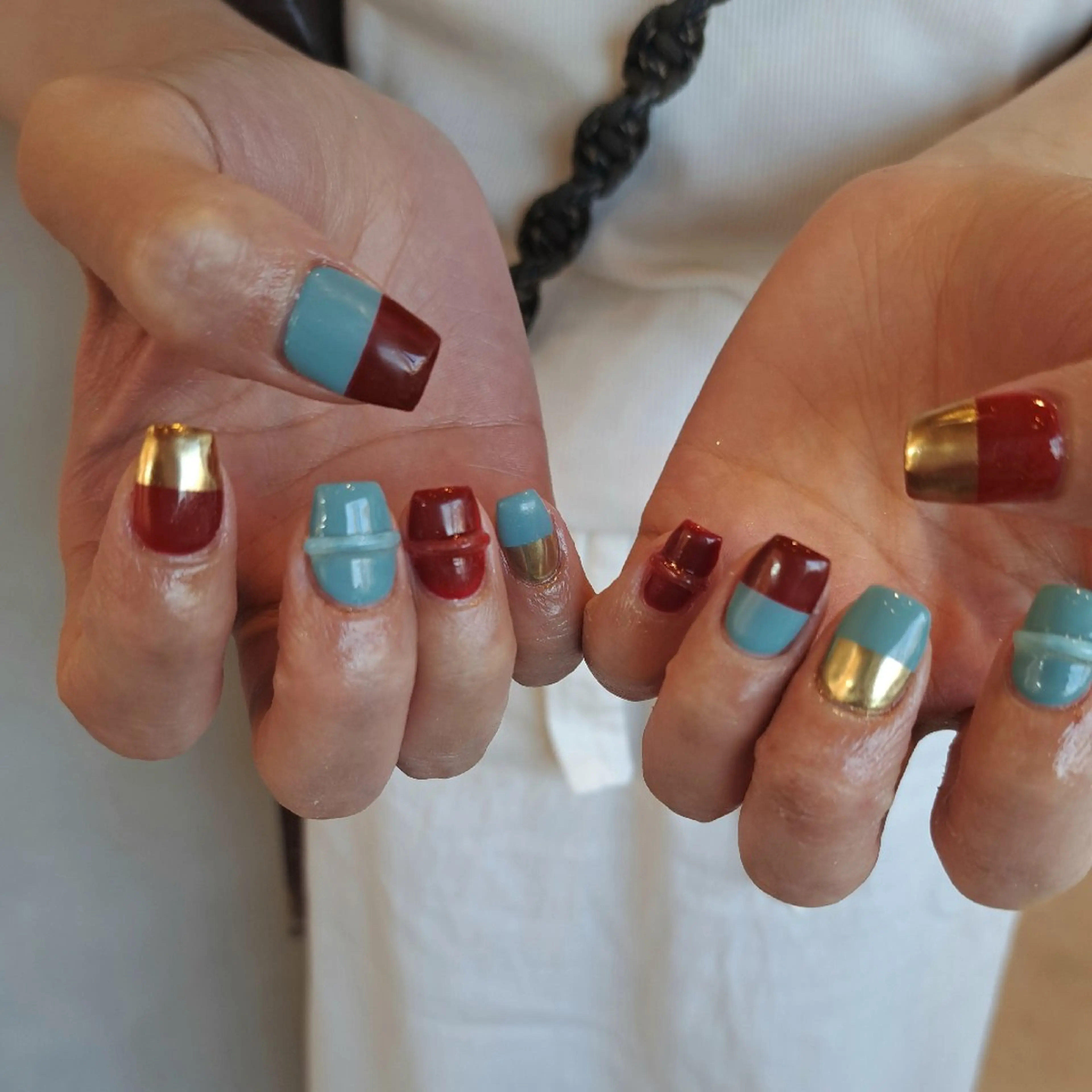 ネイル アートネイル ジェルネイル ミラーネイル 持ち込み ぷっくりネイル Nail mood /アートし放題のネイルデザイン
