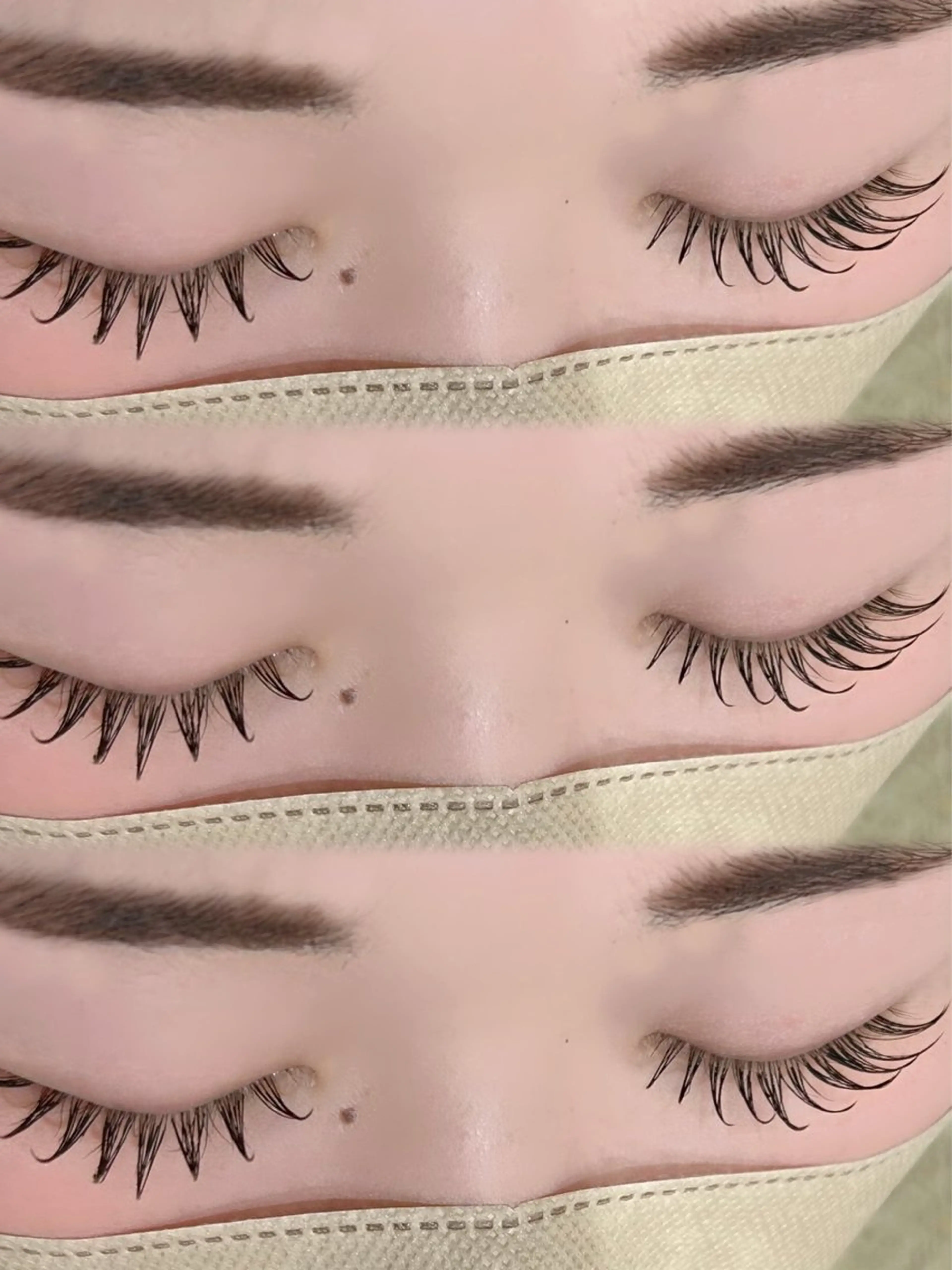 マツエク・マツパ カラーマツエク フラットラッシュ natural eyebrow 東松戸所属・岩田 🫧のマツエク・マツパデザイン