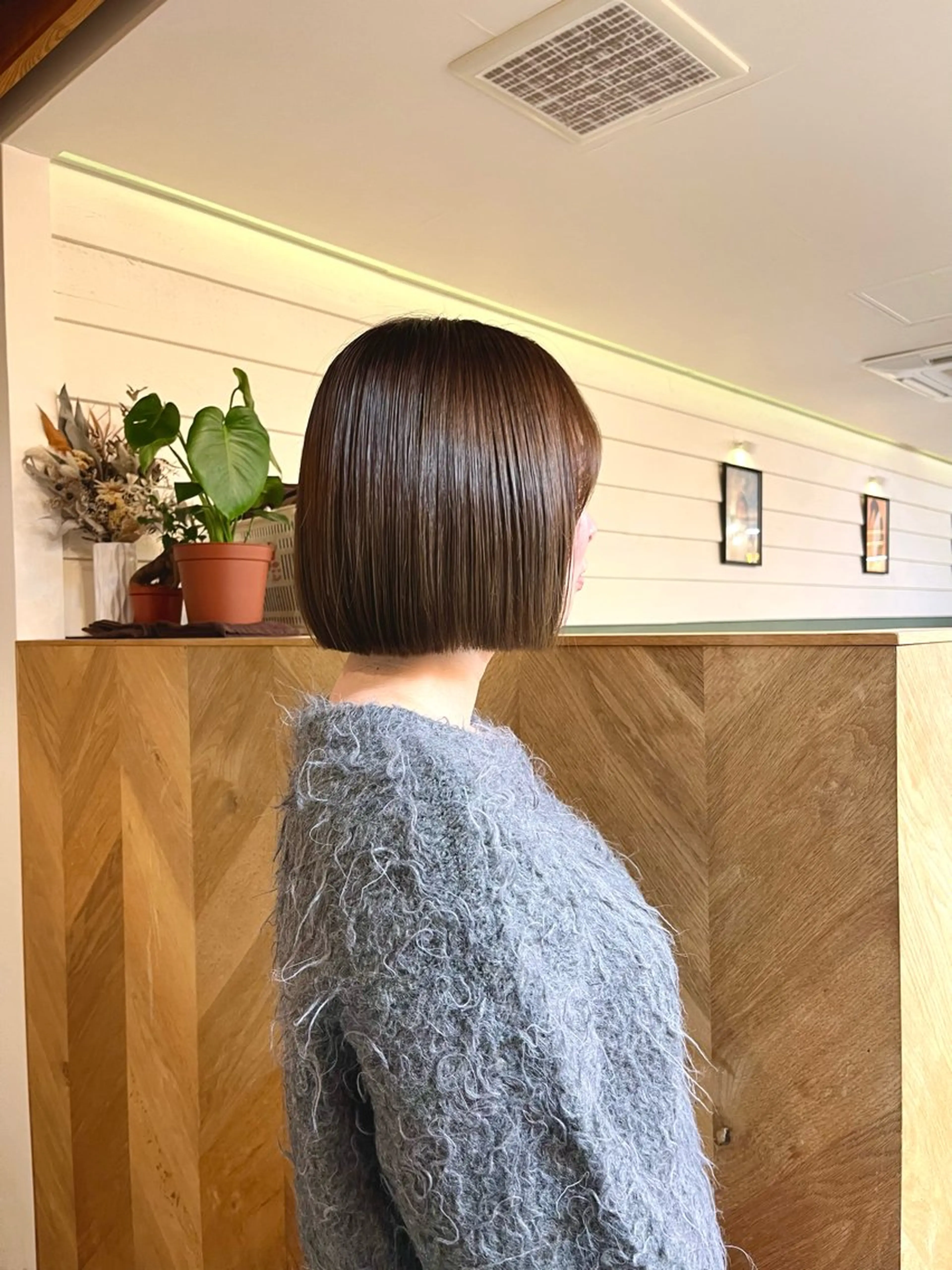 カラー 【ボブ】縮毛矯正/ 船橋駅5分/鈴木杏美のヘアスタイル