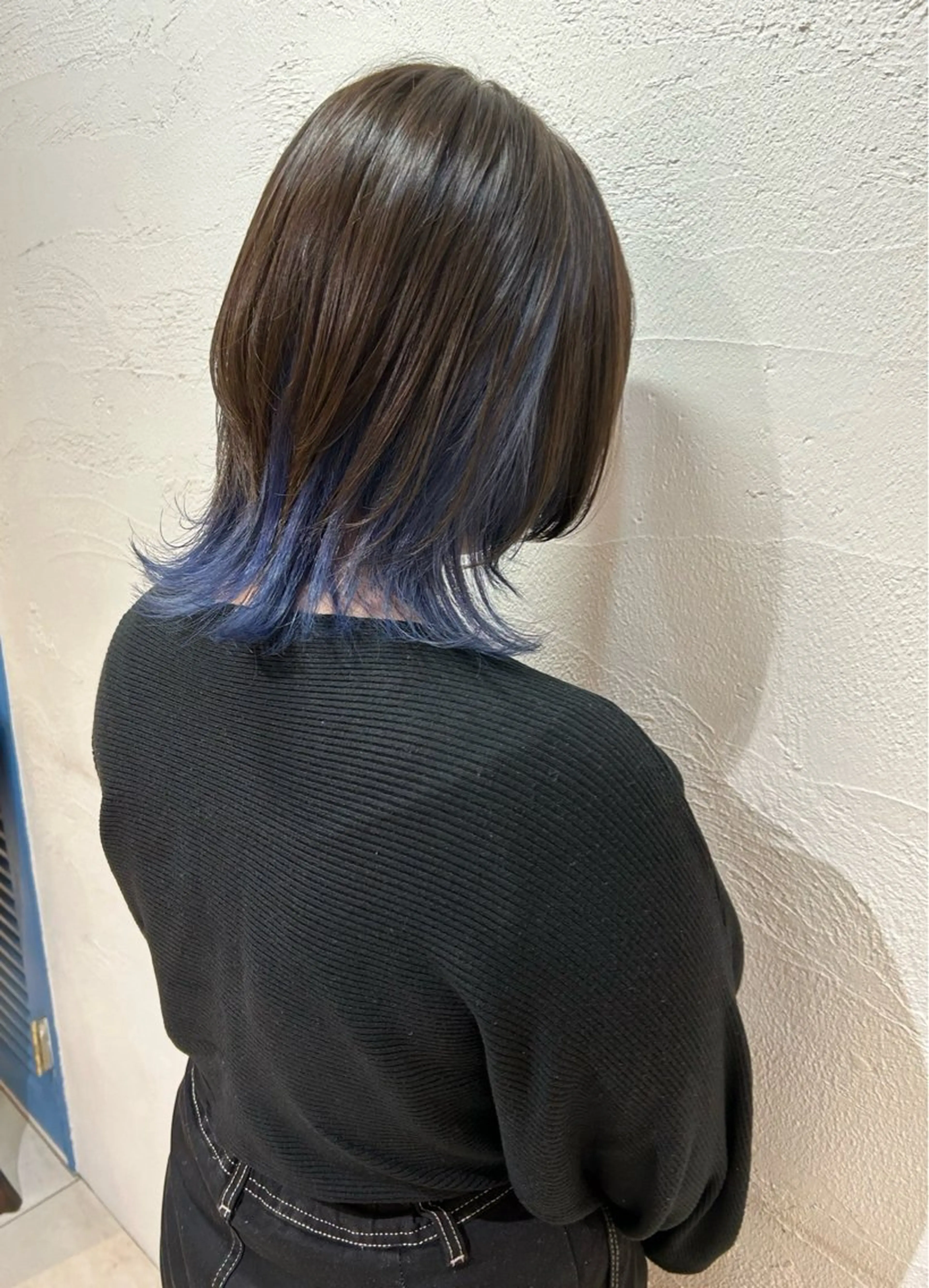 🐺ウルフカット×高発色襟足インナー・推しカラー×ケアトリートメントの写真