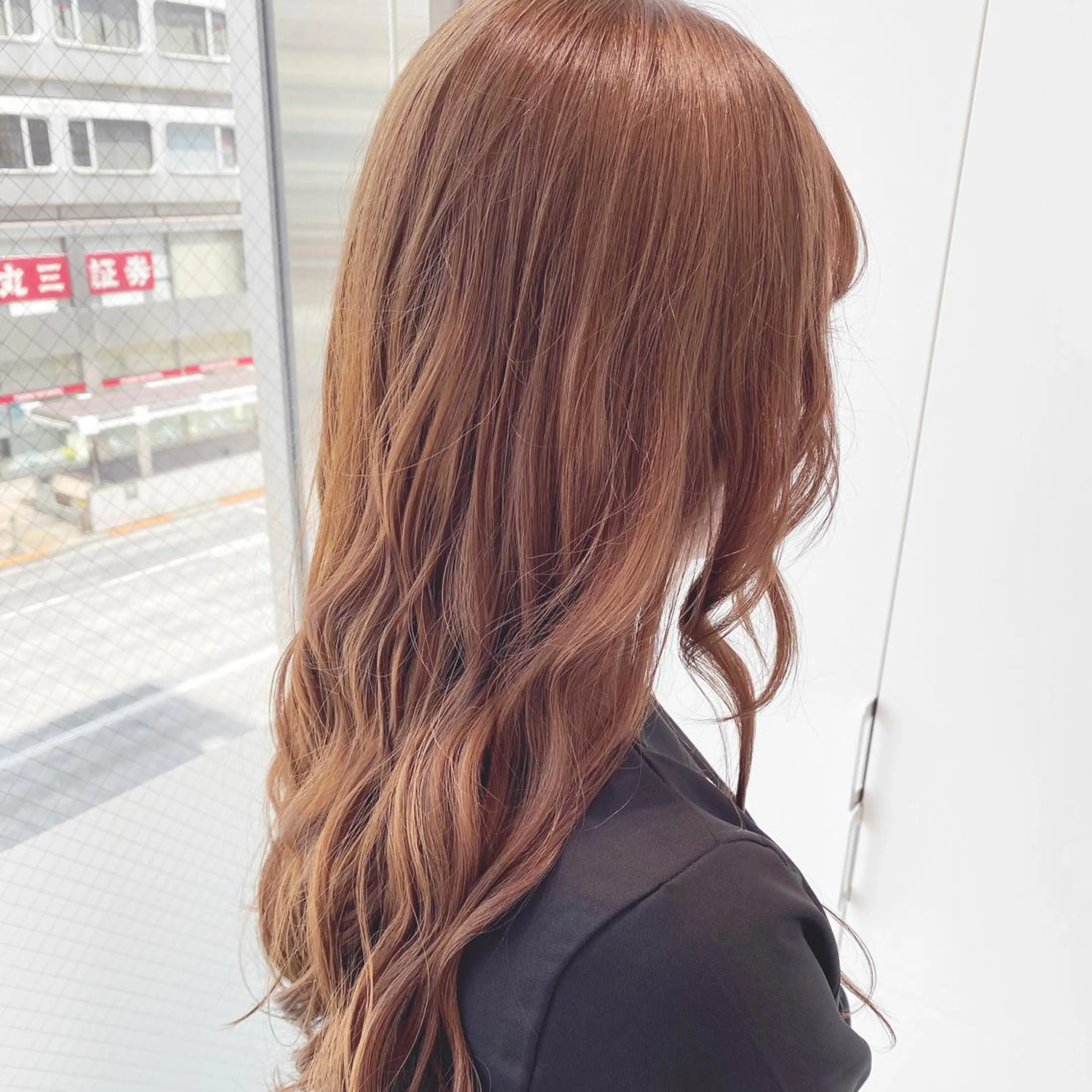 ロング ヘアカラー トリートメント 似合わせ💗透け感 💗うる艶カラー💗のヘアスタイル