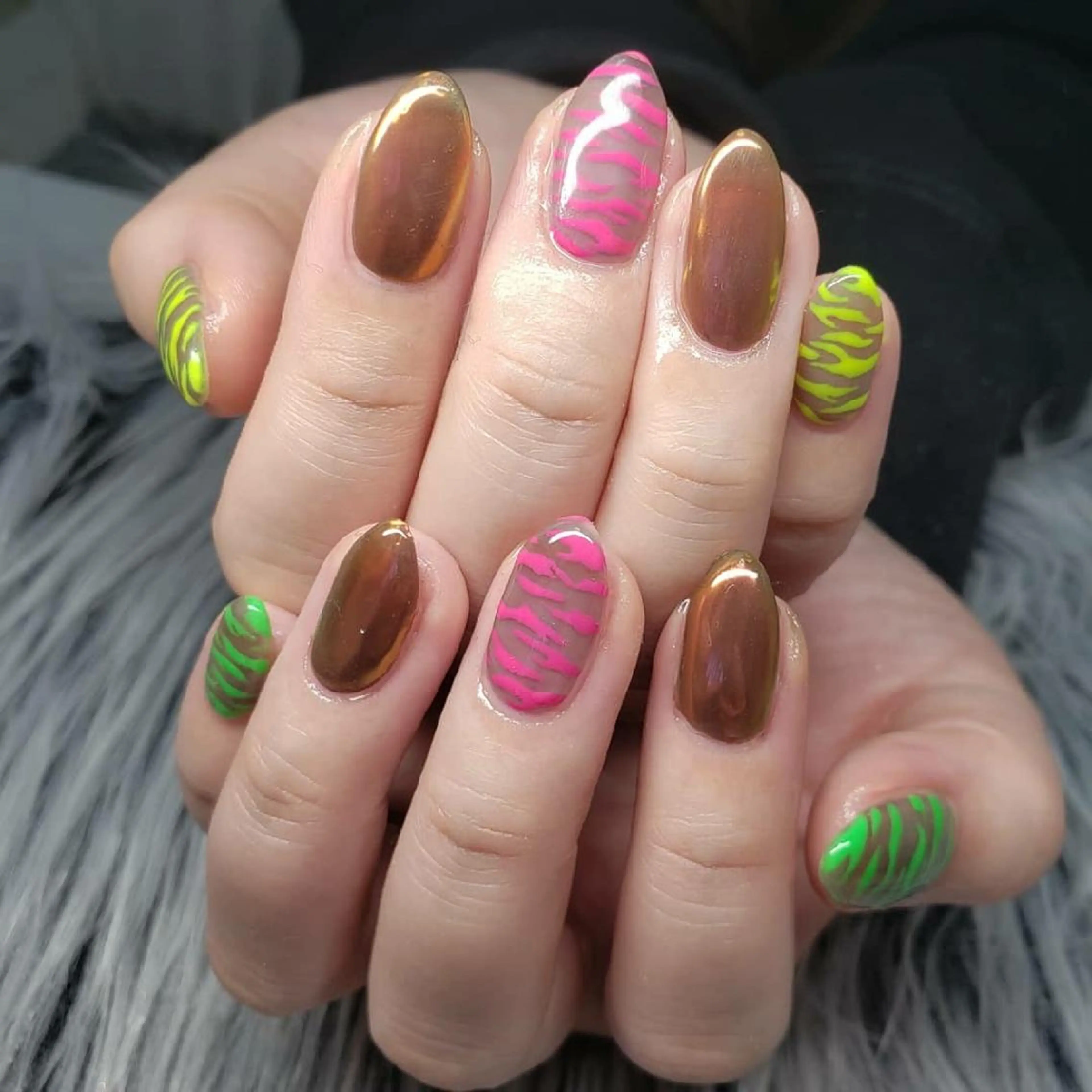 ネイル アニマル柄 Nail salon Coco所属・Nail salon Coco【溝の口駅】のネイルデザイン