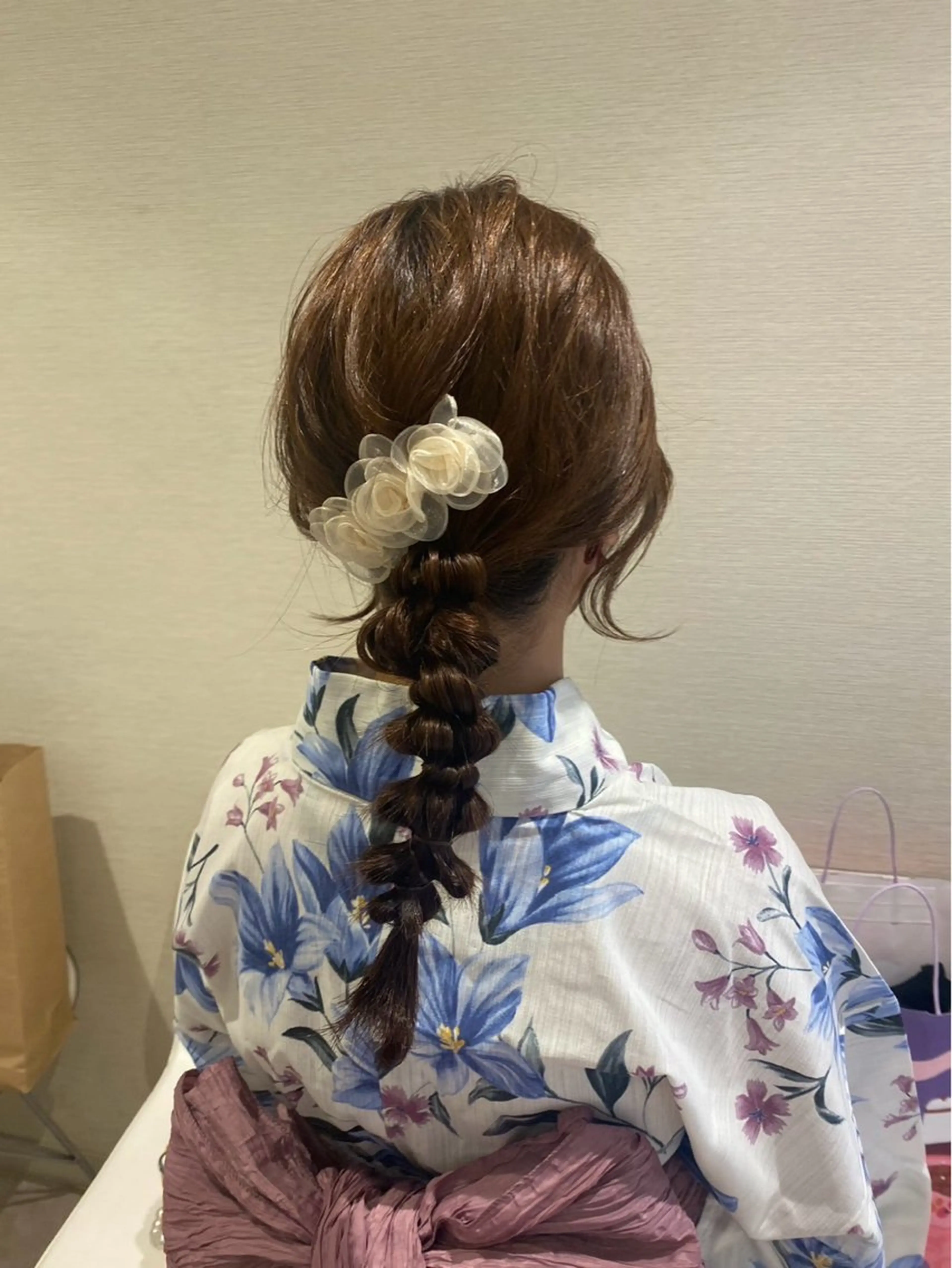 ヘアアレンジ 赤み消しカラー🌱 YUZUKI🫧のヘアスタイル