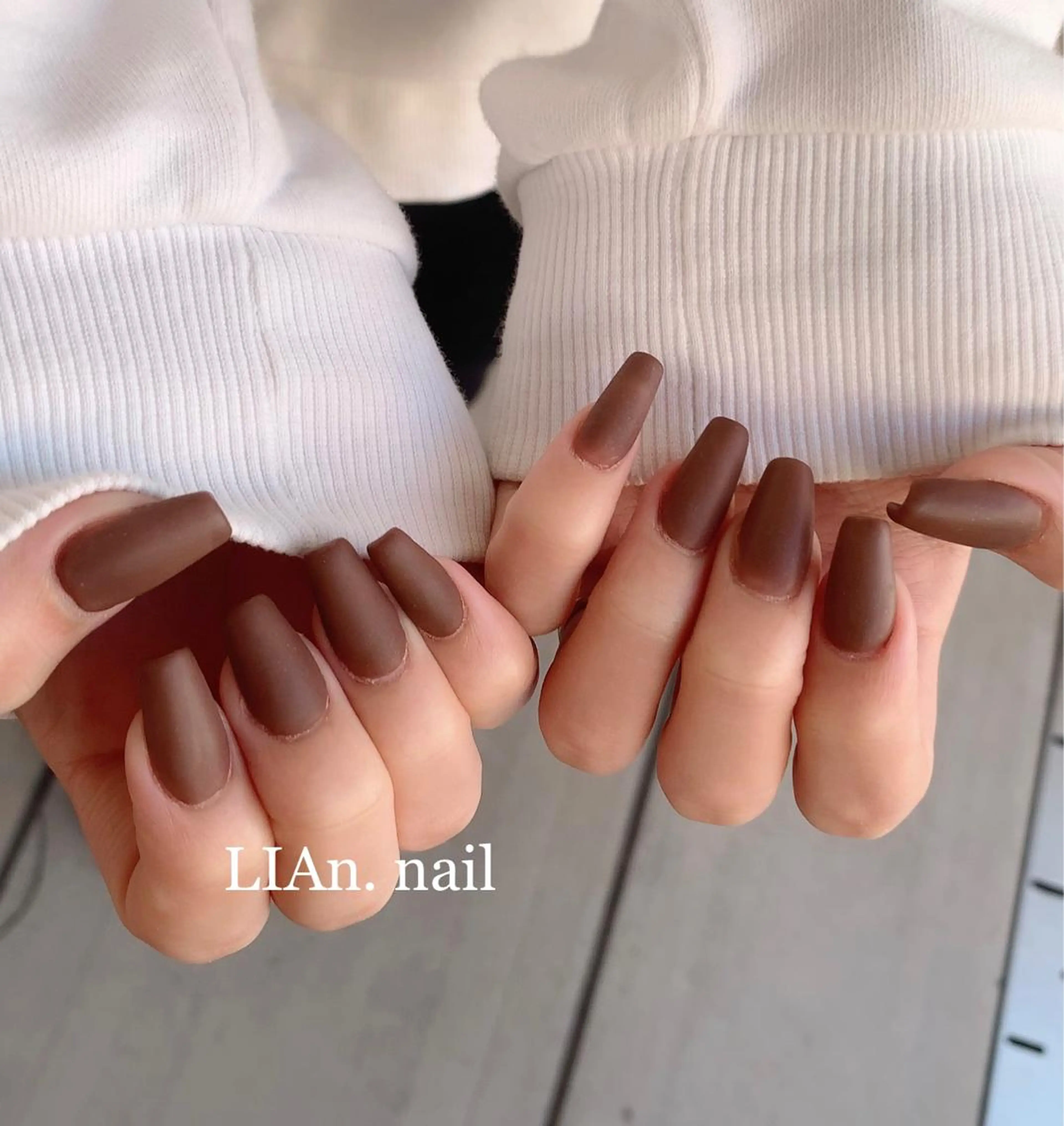 ネイル マットネイル Lian nailのネイルデザイン