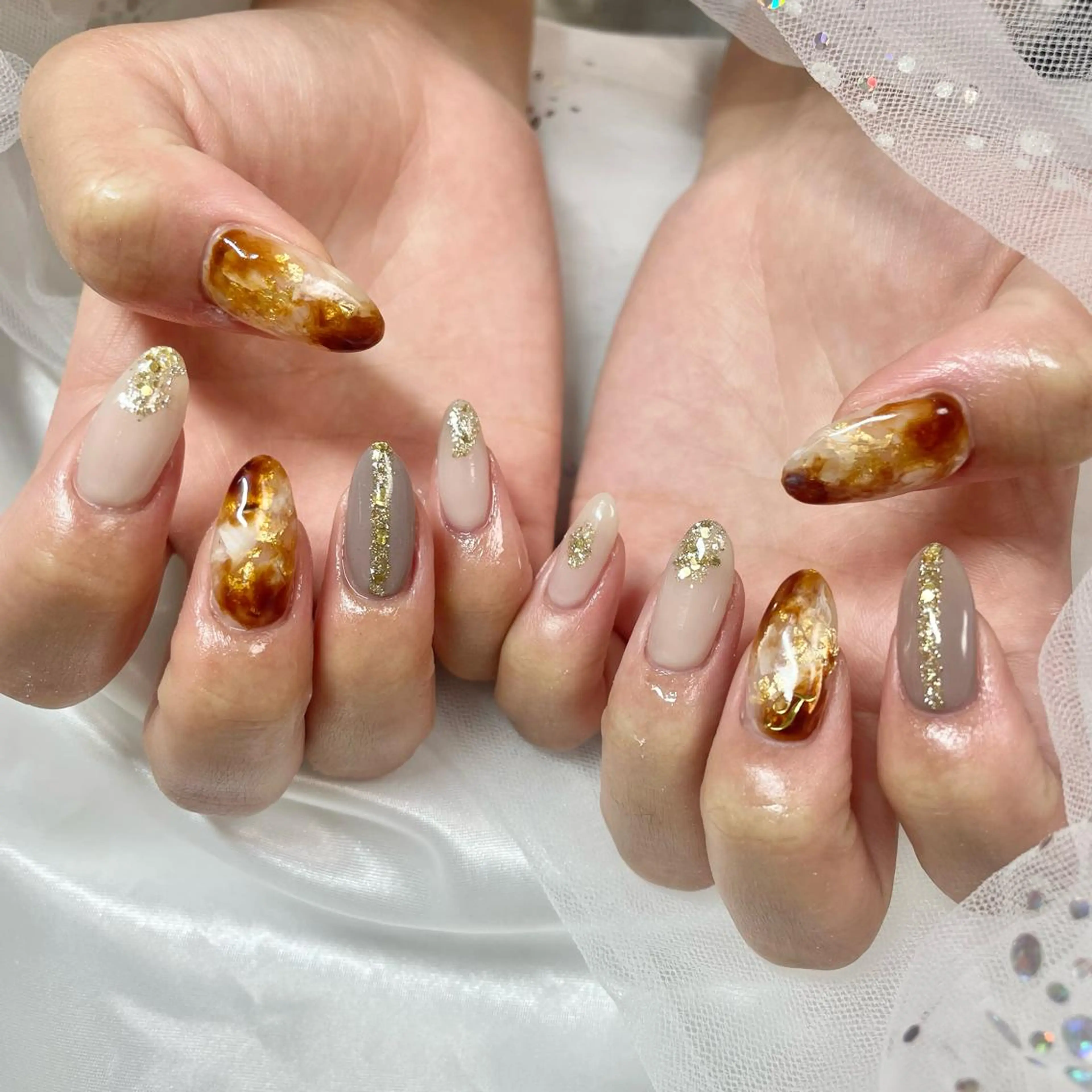 ネイル ニュアンスネイル 🎀AYAKO 🎀中韓ネイルのネイルデザイン