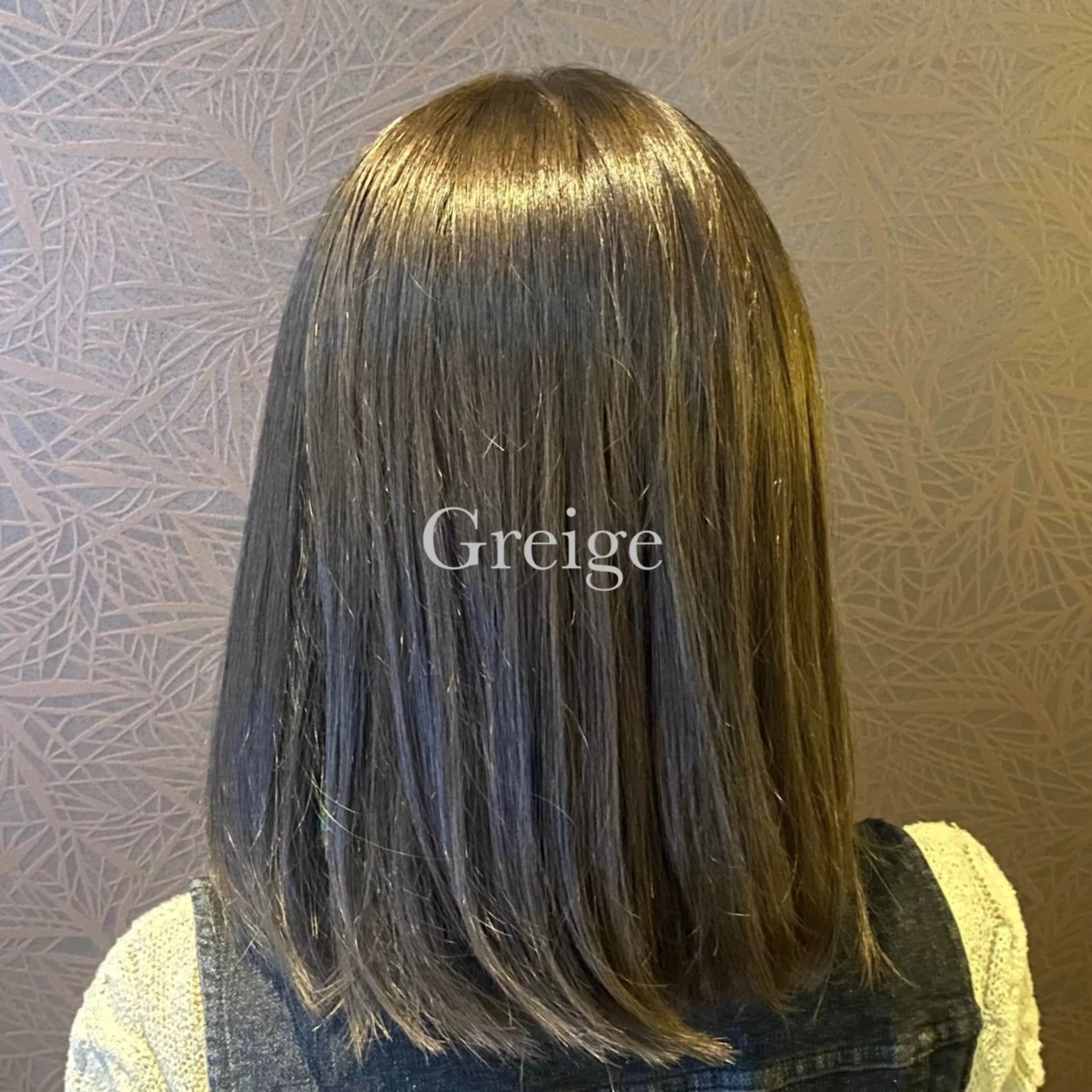 カラー 透明感カラー グレージュ パーマモデル募集中 🌷松本穂乃佳🌷のヘアスタイル