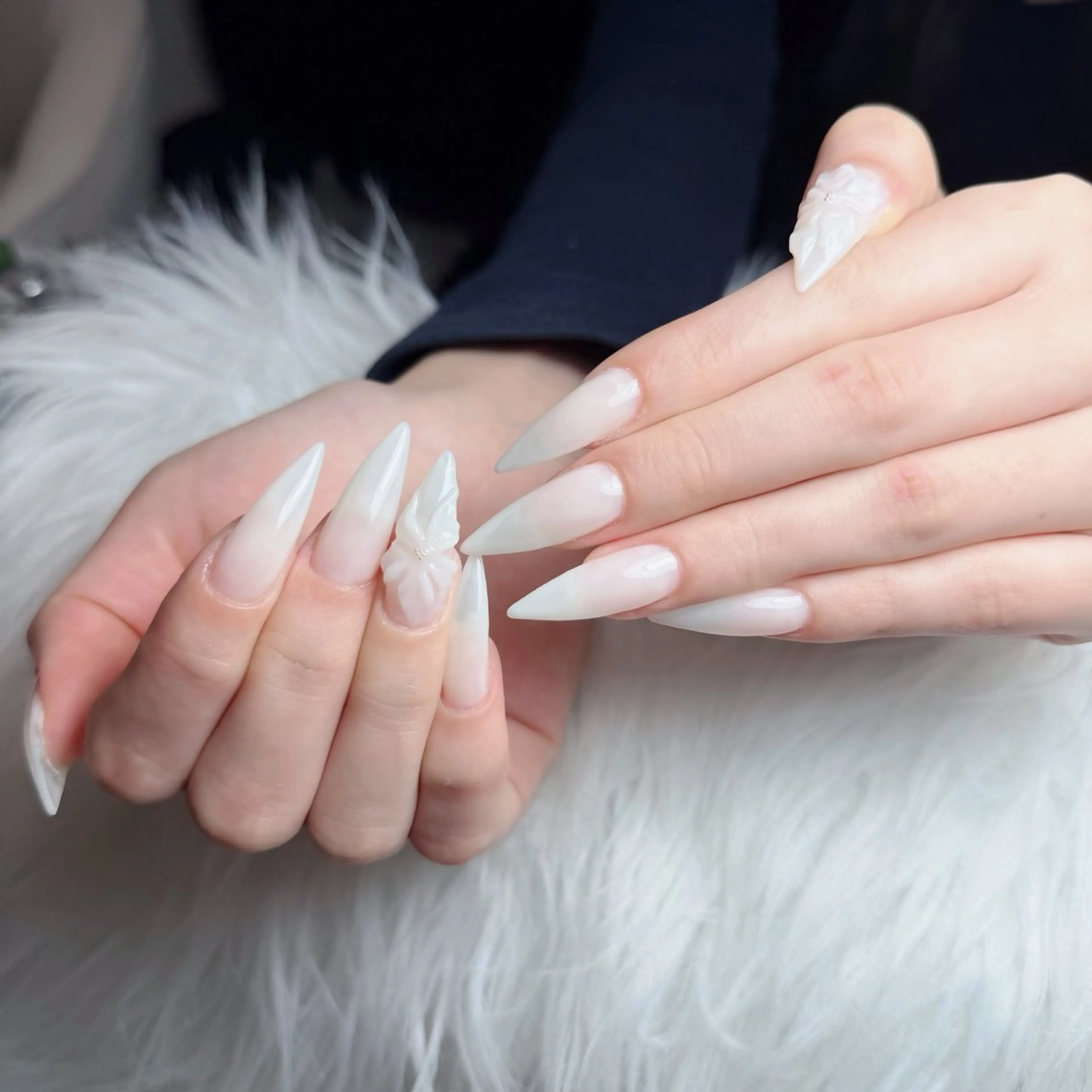 ネイル アートネイル フレンチネイル ジェルネイル 韓国ネイル マグネットネイル ハンドネイル Lenie Nail Okuboのネイルデザイン