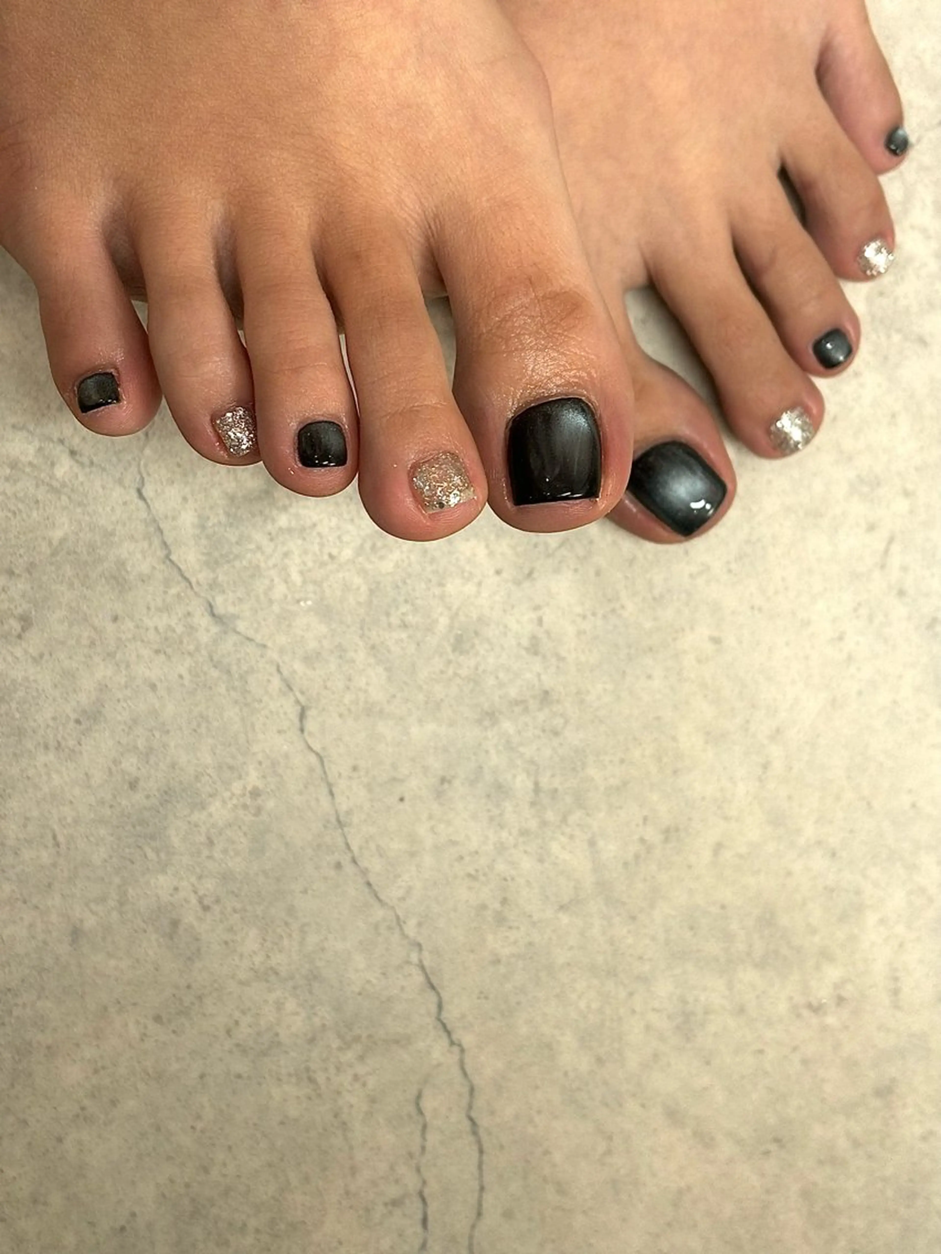 ネイル ラメ(グリッター) マグネットネイル nailatelier elsol.所属・atelier elsol.のネイルデザイン