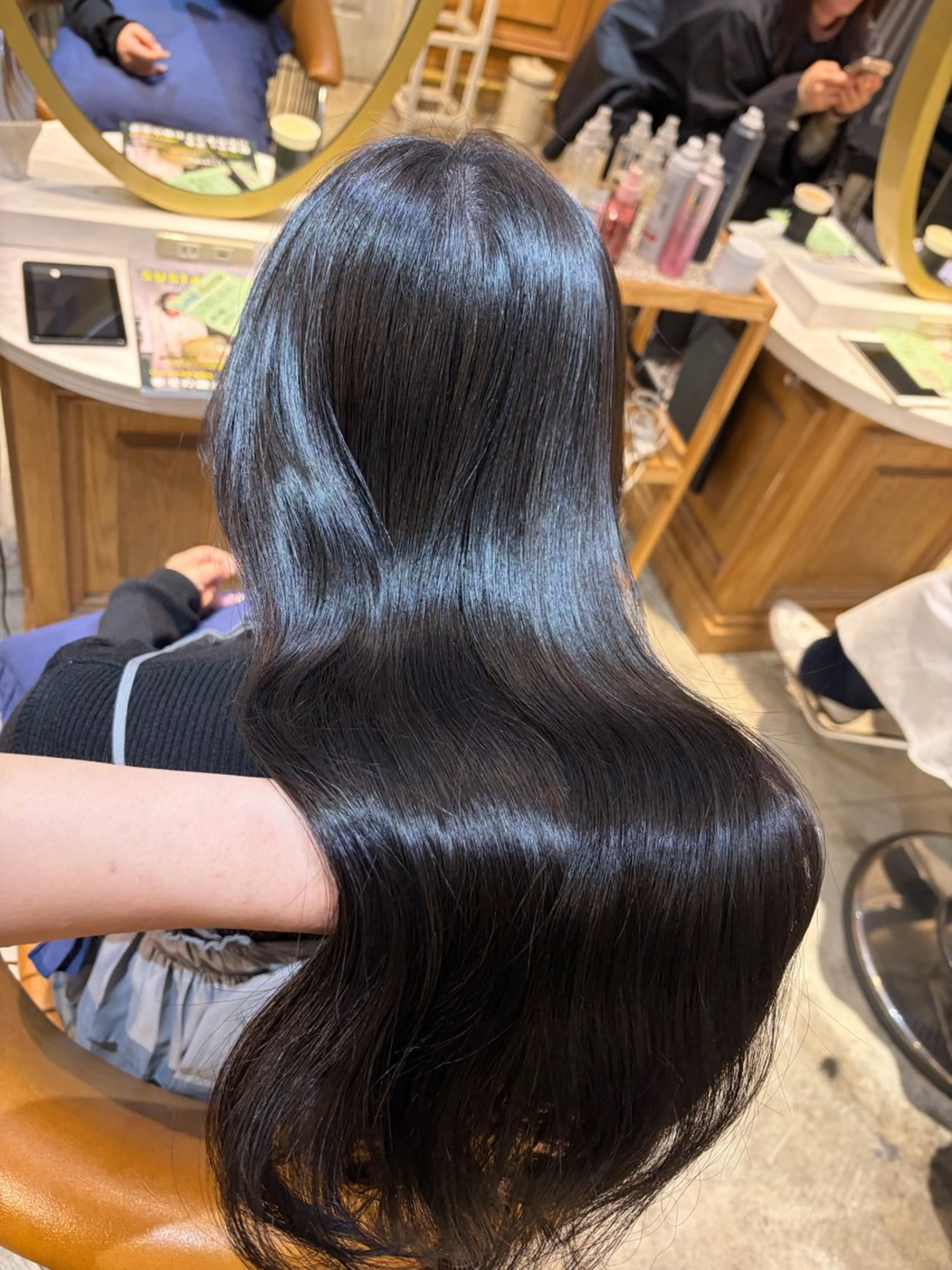 ロング 髪質改善 縮毛矯正 カット ヘアカラー トリートメント ヘアセット 髪質改善/ボブ /韓国/erikoのヘアスタイル