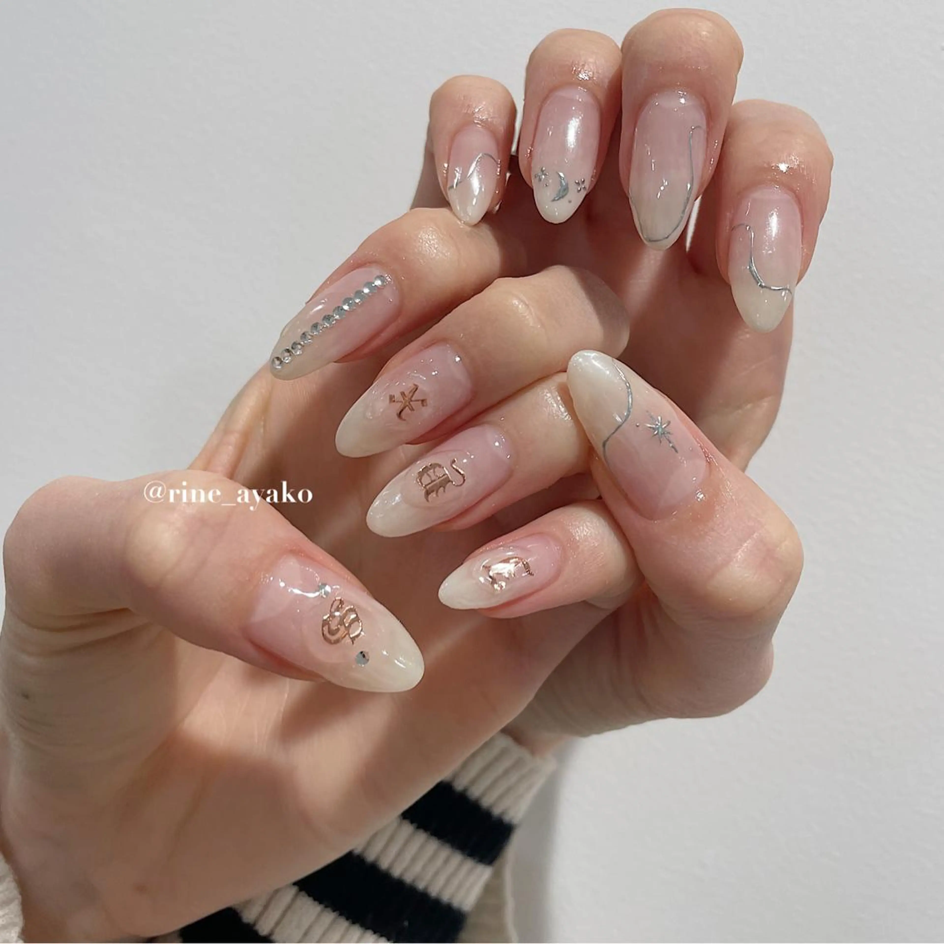 ネイル nail&eyelash Rine所属・Rine 放出 (リネ)のネイルデザイン