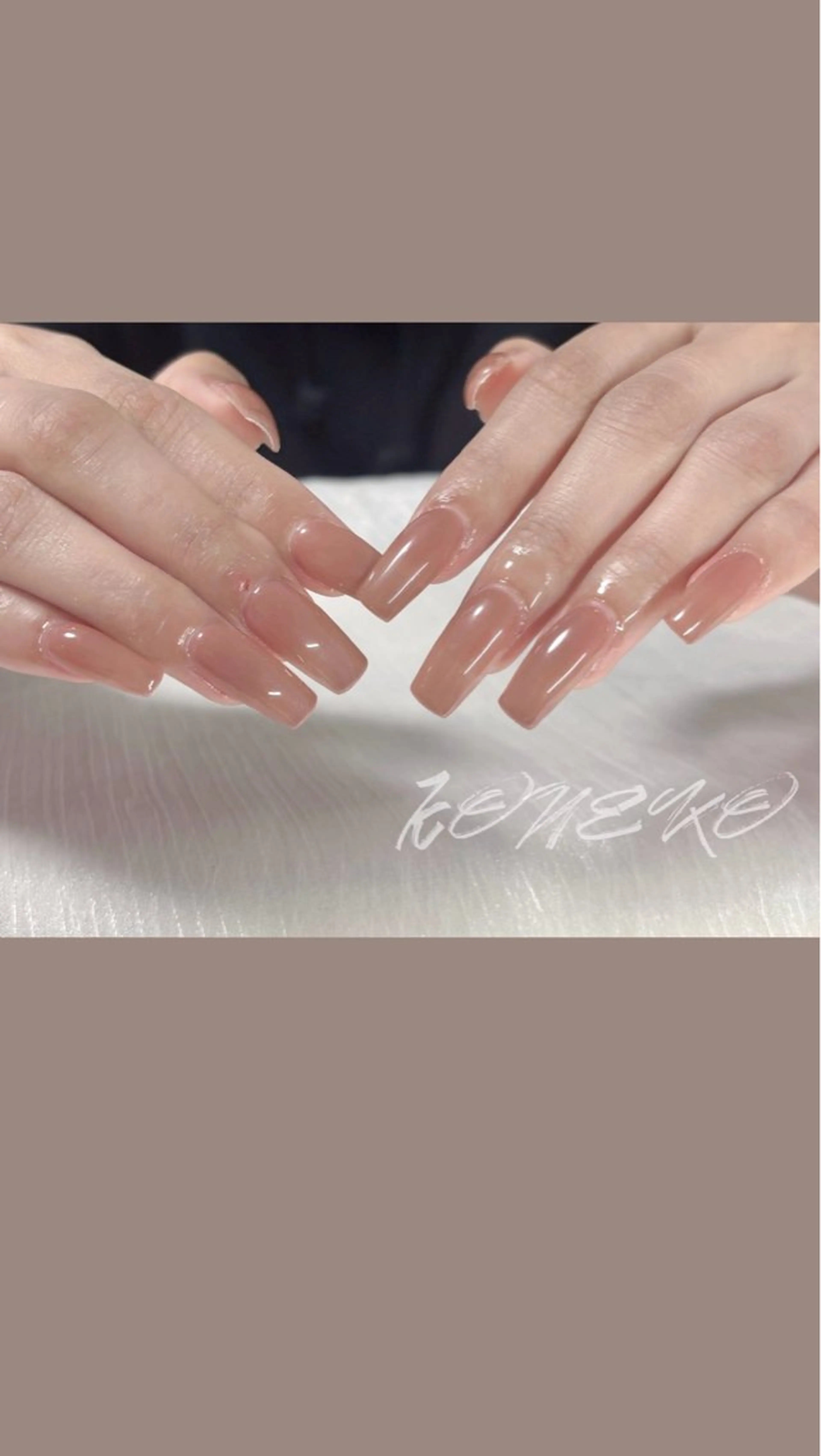 ネイル ハンドネイル コネコネイルサロン モデル用のネイルデザイン