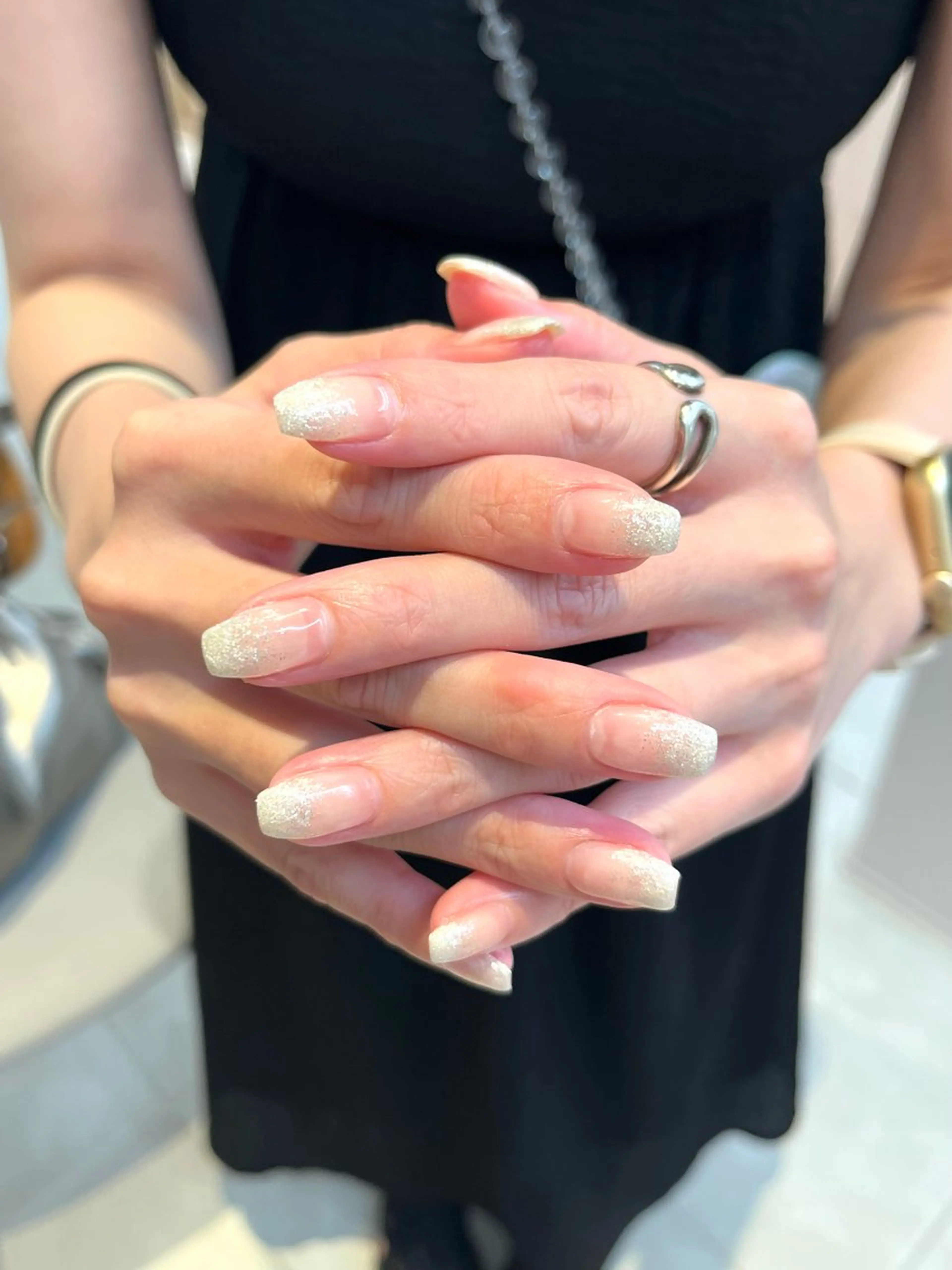 ネイル ラメ(グリッター) ラメグラデーション DEE  nail ayameのネイルデザイン