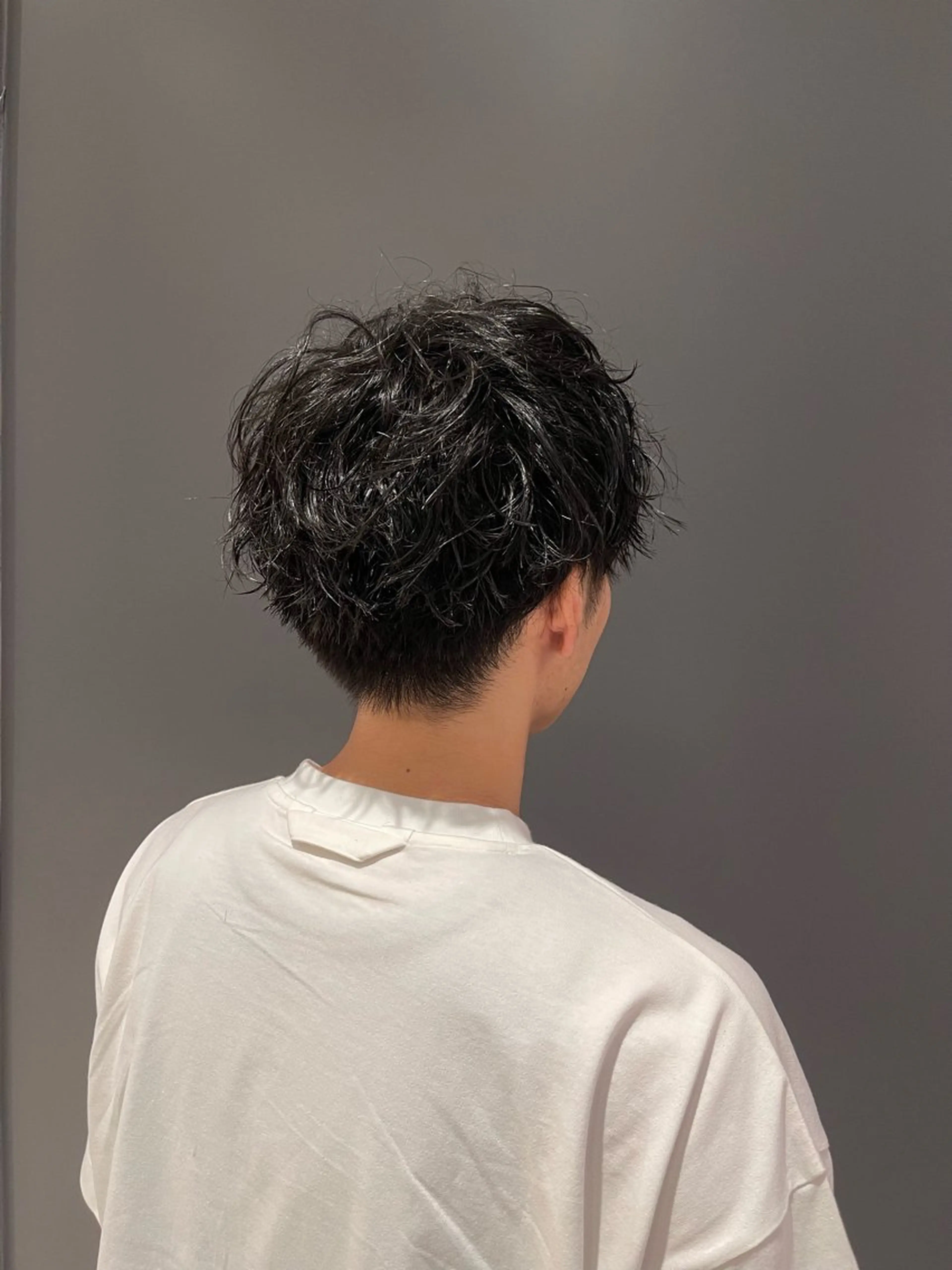 メンズパーマの写真