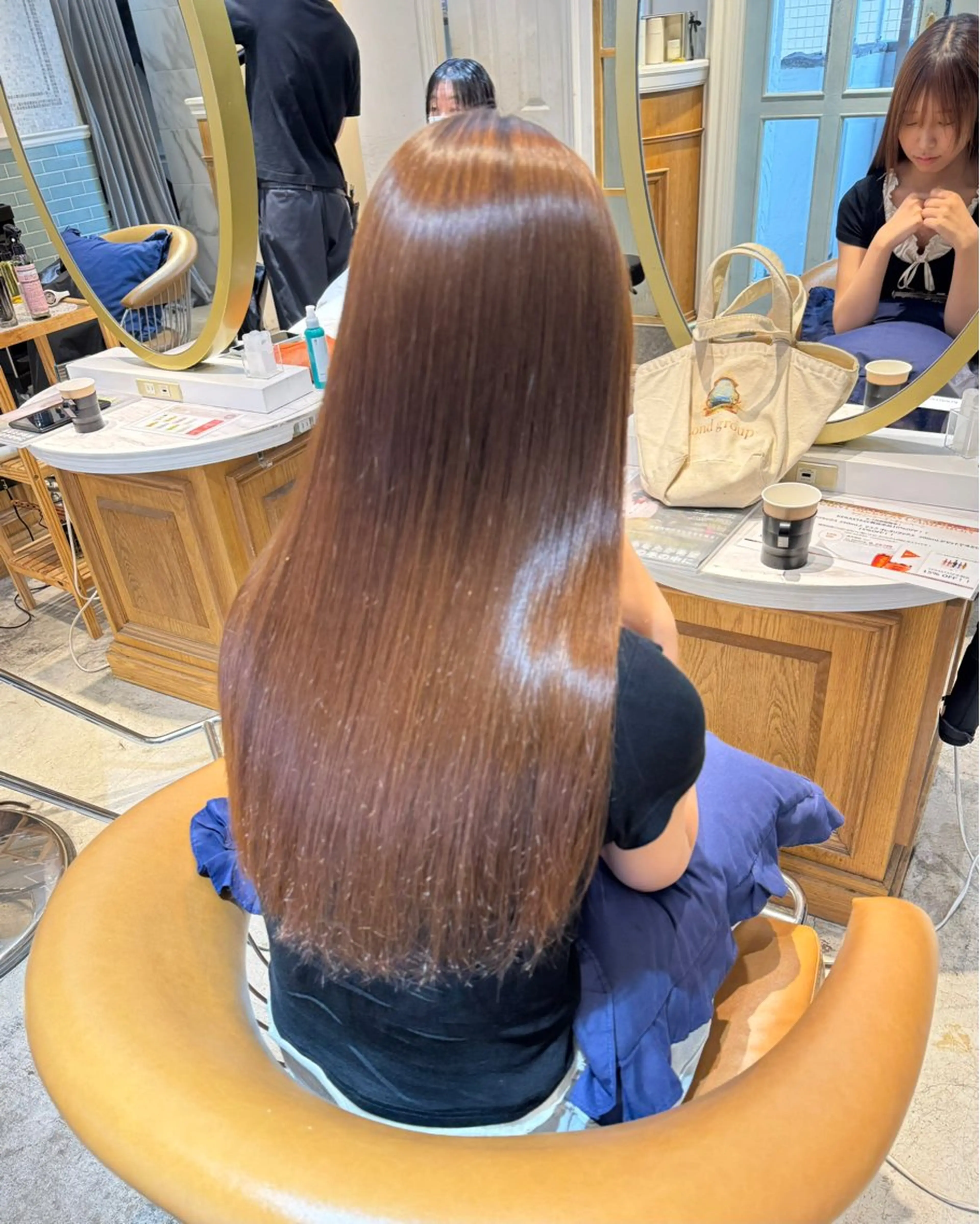 セミロング 髪質改善 縮毛矯正 カット ヘアカラー 縮毛矯正 トリートメント ヘアセット 髪質改善/ボブ /韓国/erikoのヘアスタイル