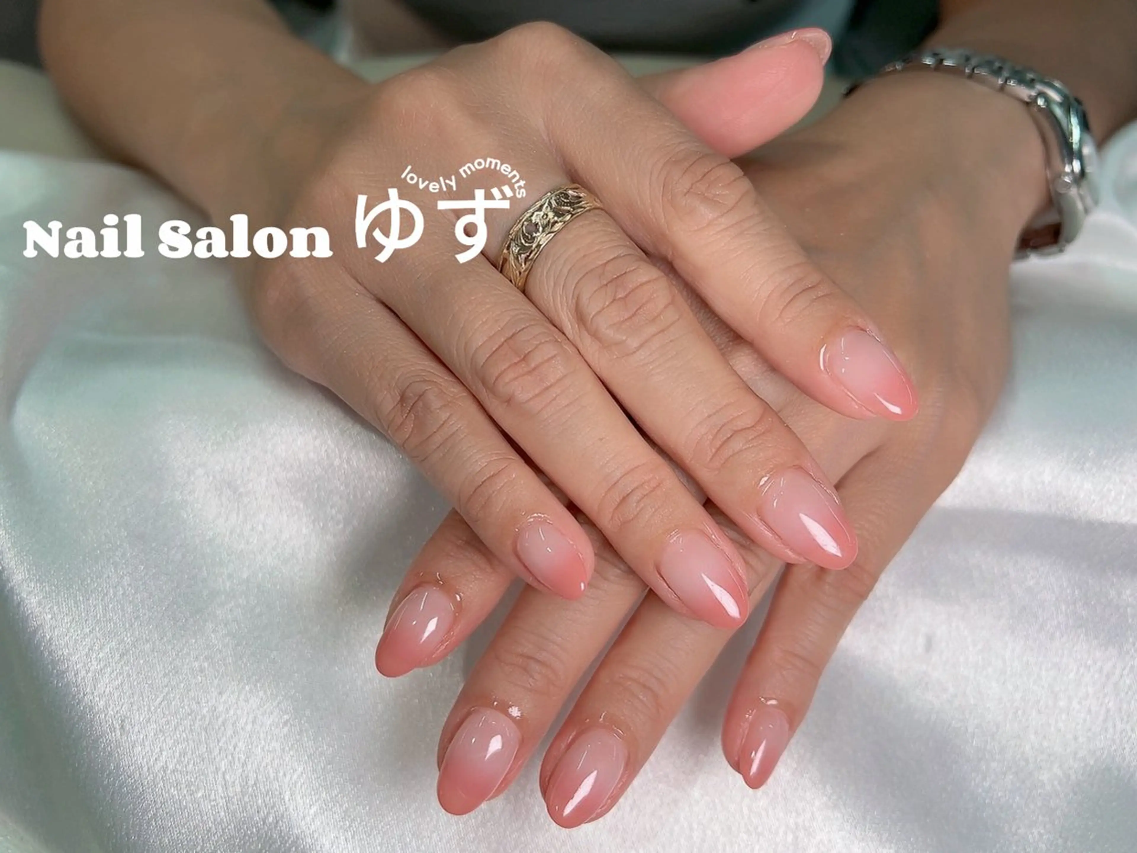 ショート 韓国風ヘア ネイルサロン ゆずのネイルデザイン