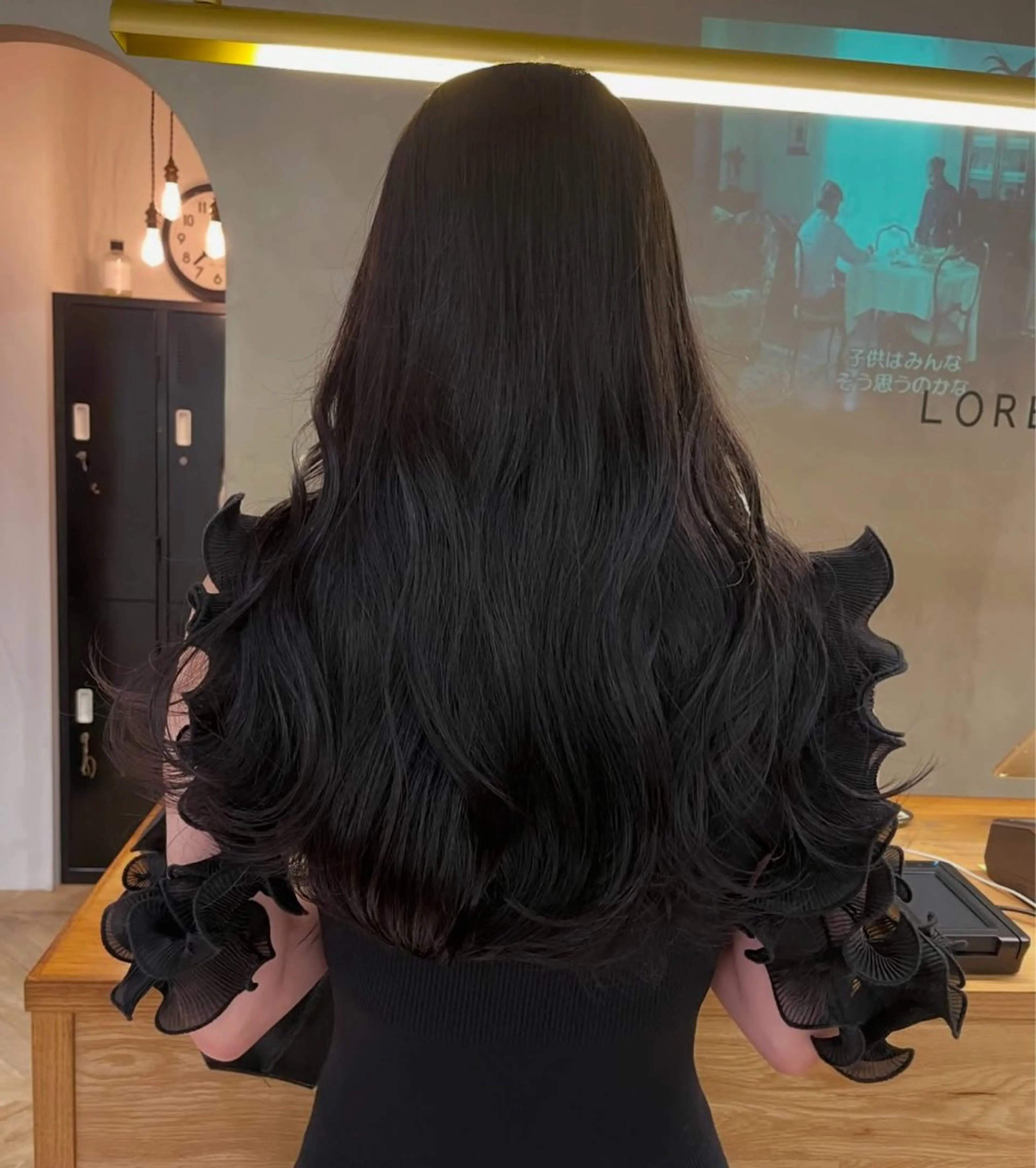 ロング カラー ヘアカラー トリートメント 透明感×レイヤーカッ ト🌼kiraraのヘアスタイル