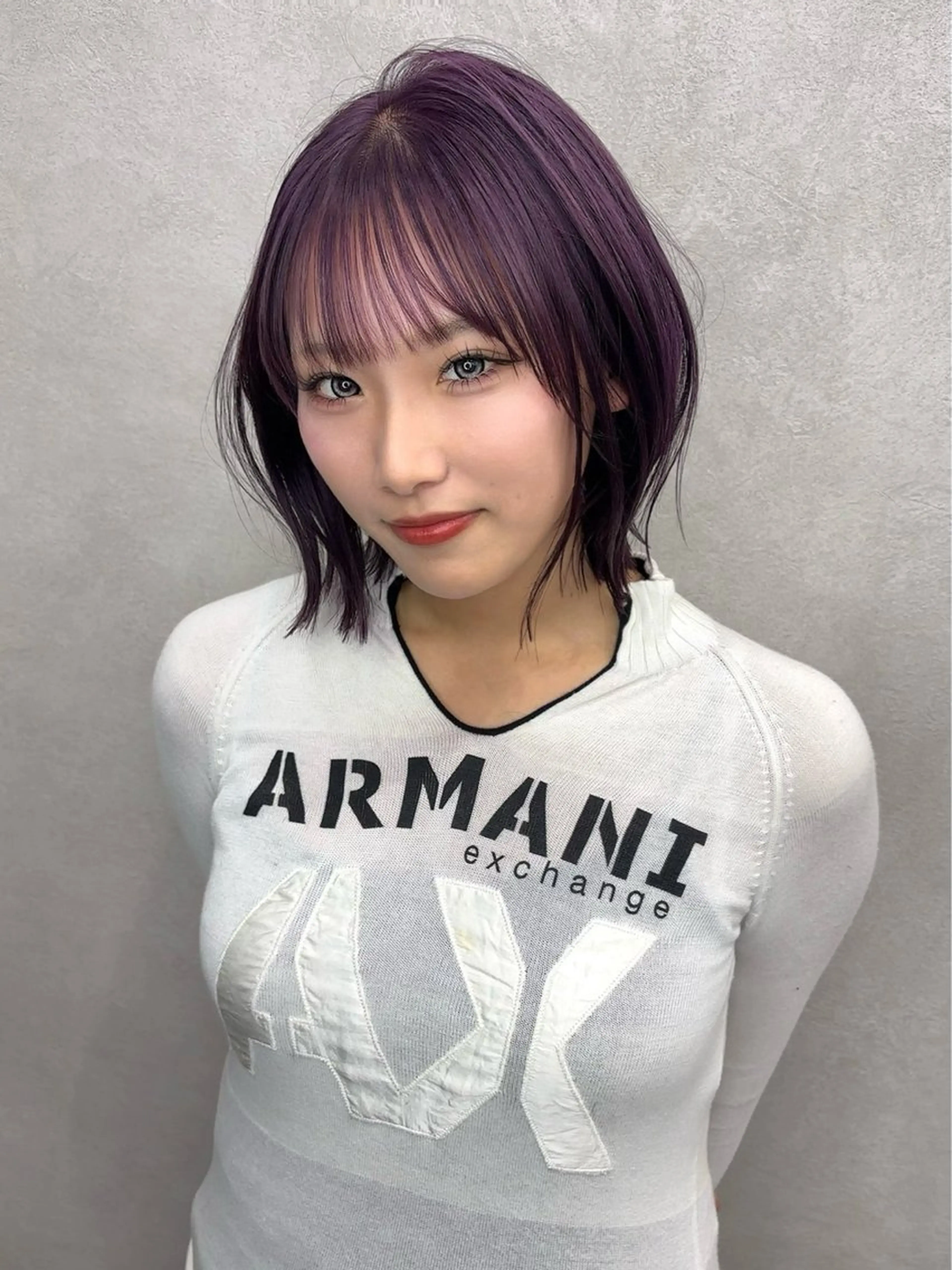 ミディアム カット ヘアカラー トリートメント 【韓国ヘア ×髪質改善】内田のヘアスタイル