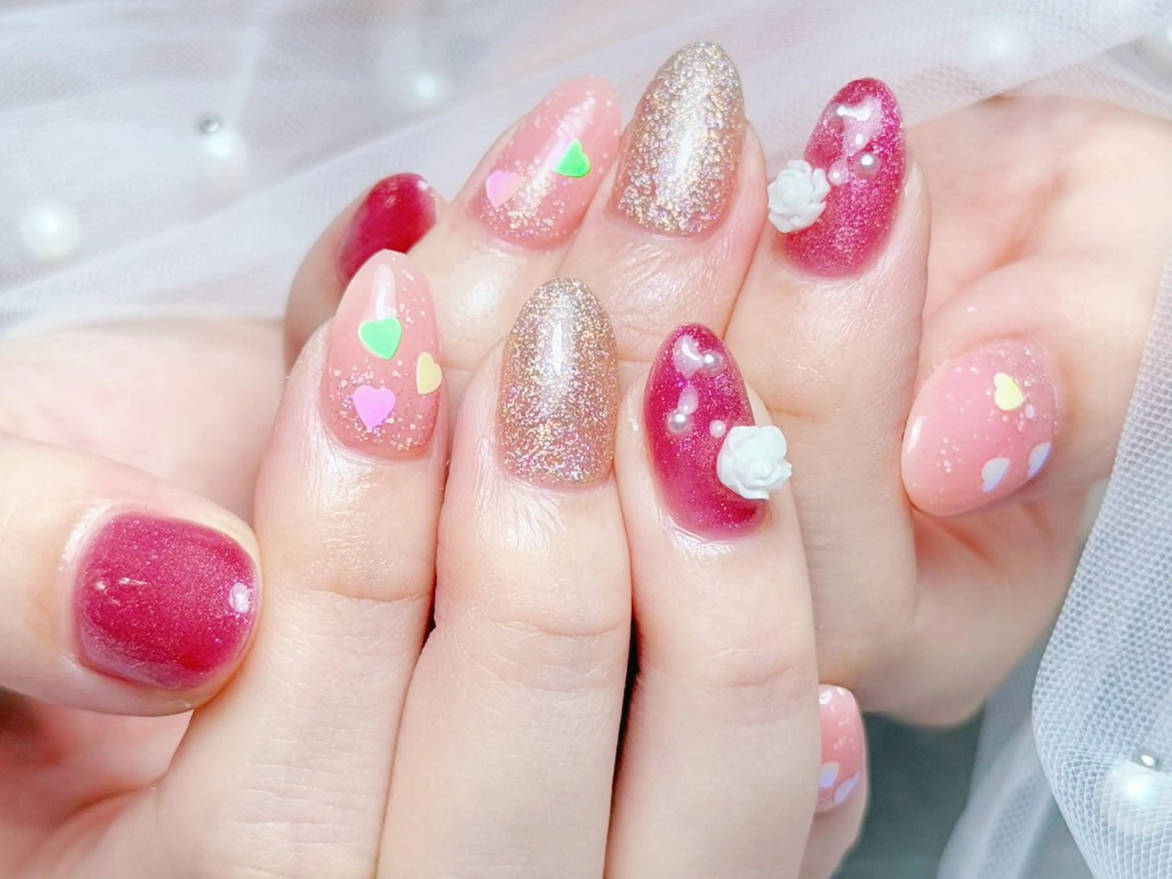 ネイル ハンドネイル マジックミラー所属・マジック ミラーのネイルデザイン