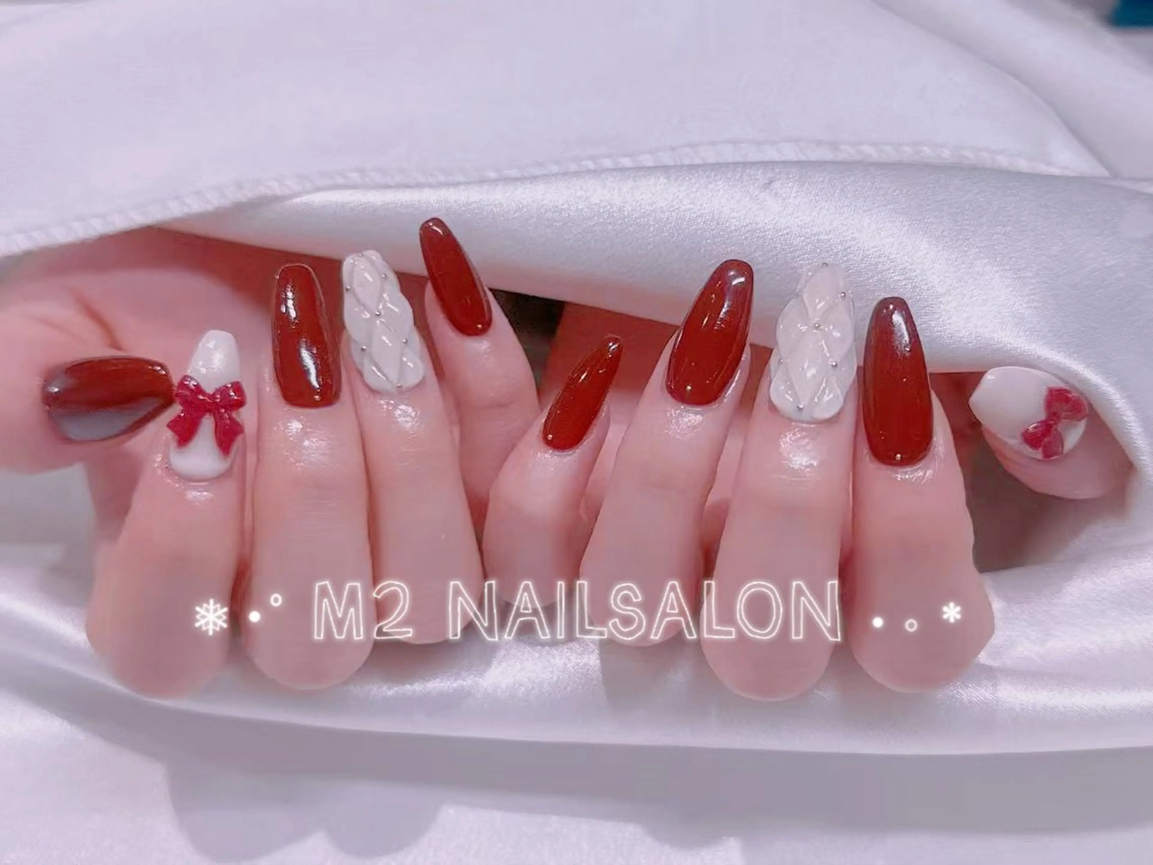 ネイル ハンドネイル 長さだし専門店 M2　rikaのネイルデザイン