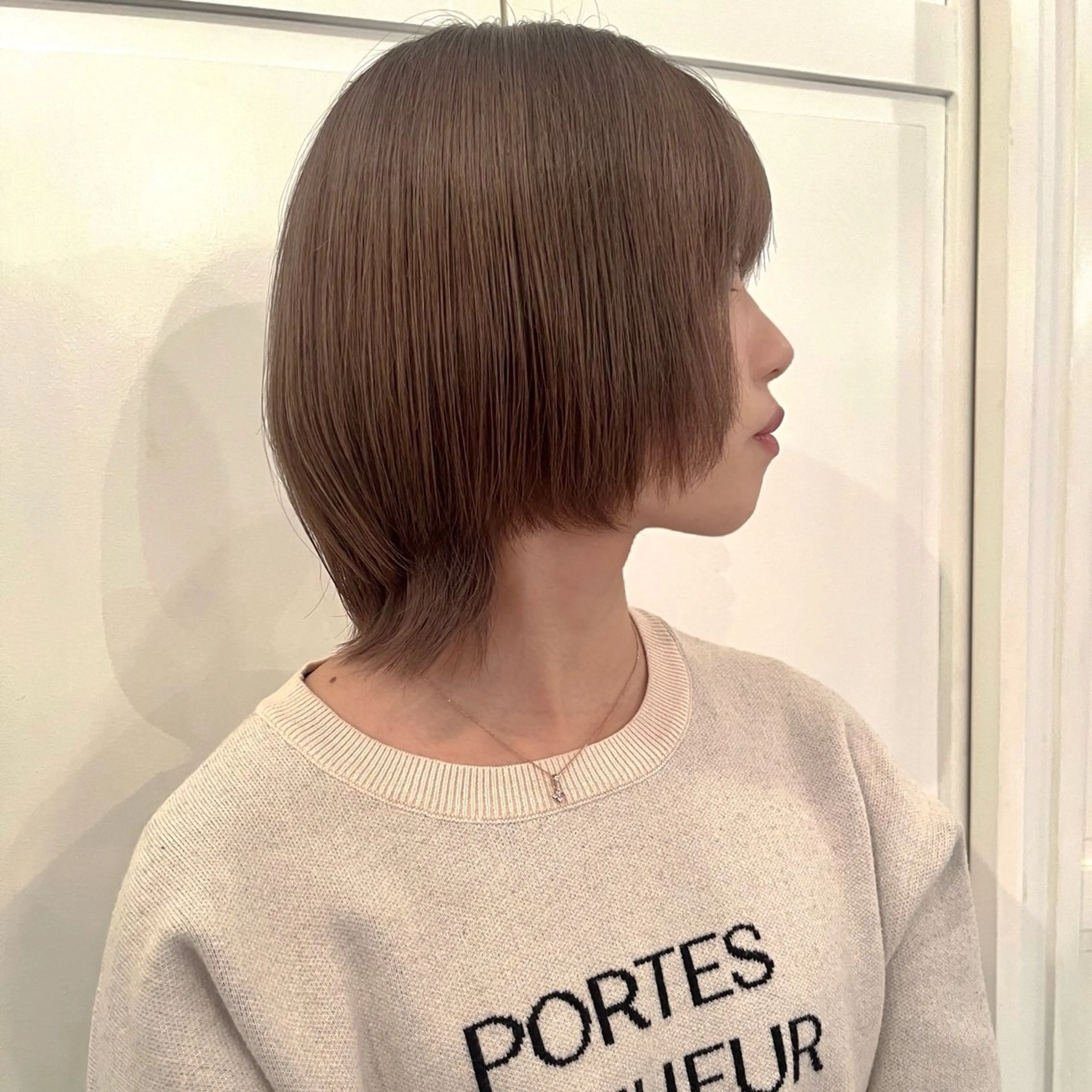 ショート ヘアカラー 升方 楓のヘアスタイル