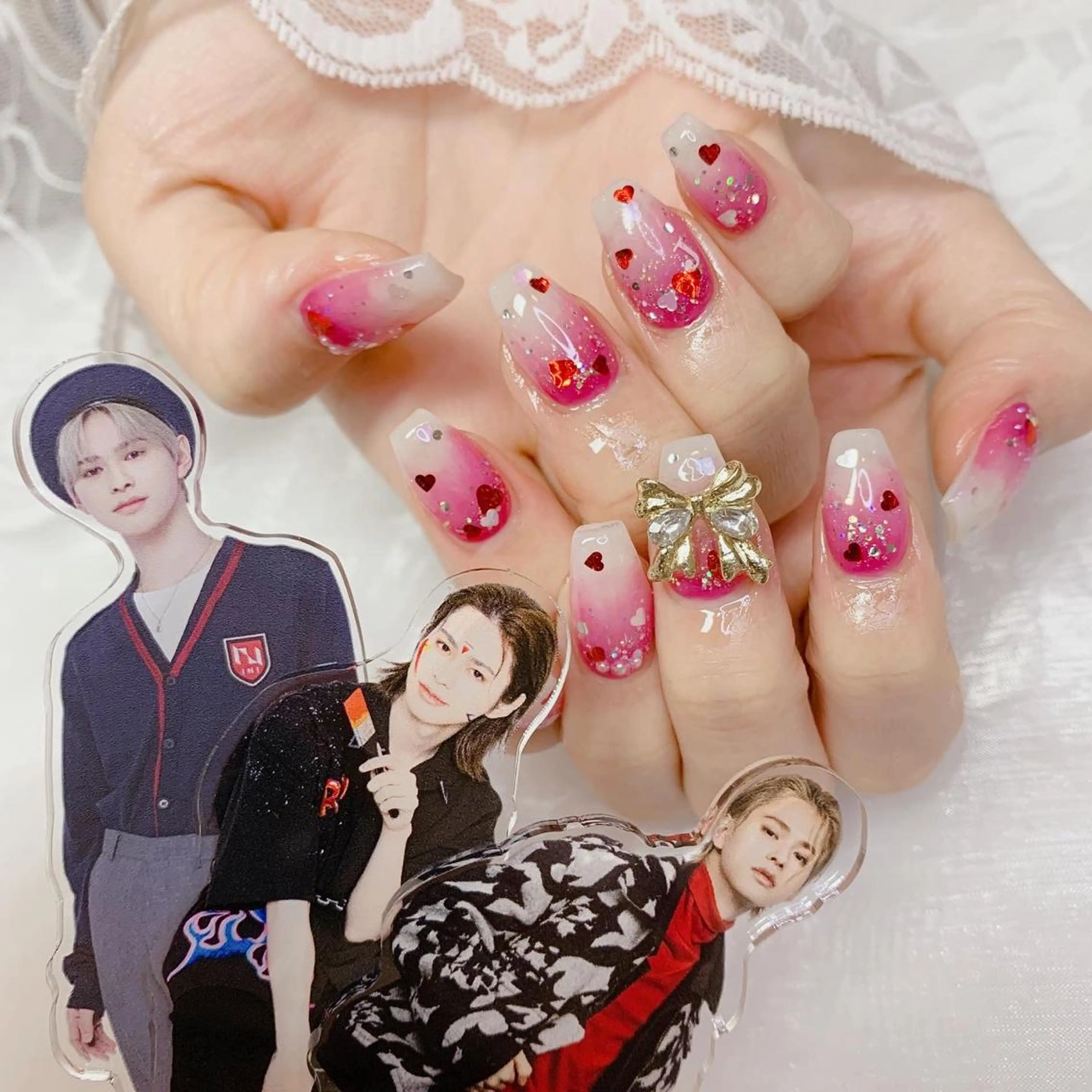 ネイル ハンドネイル La neige* yuki 🥯🍑のネイルデザイン