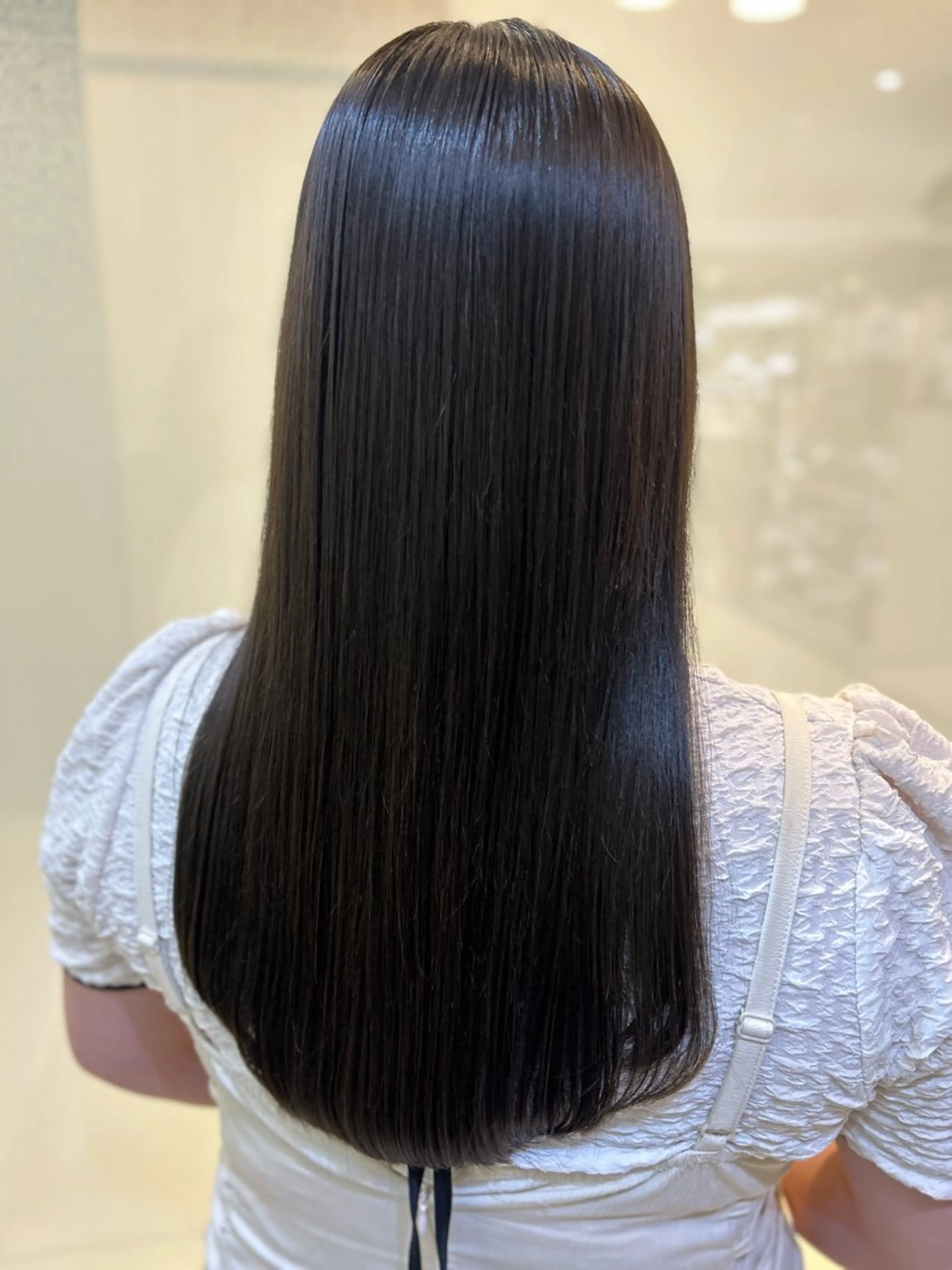 ロング カラー 髪質改善/縮毛矯正 ササキナツミのヘアスタイル