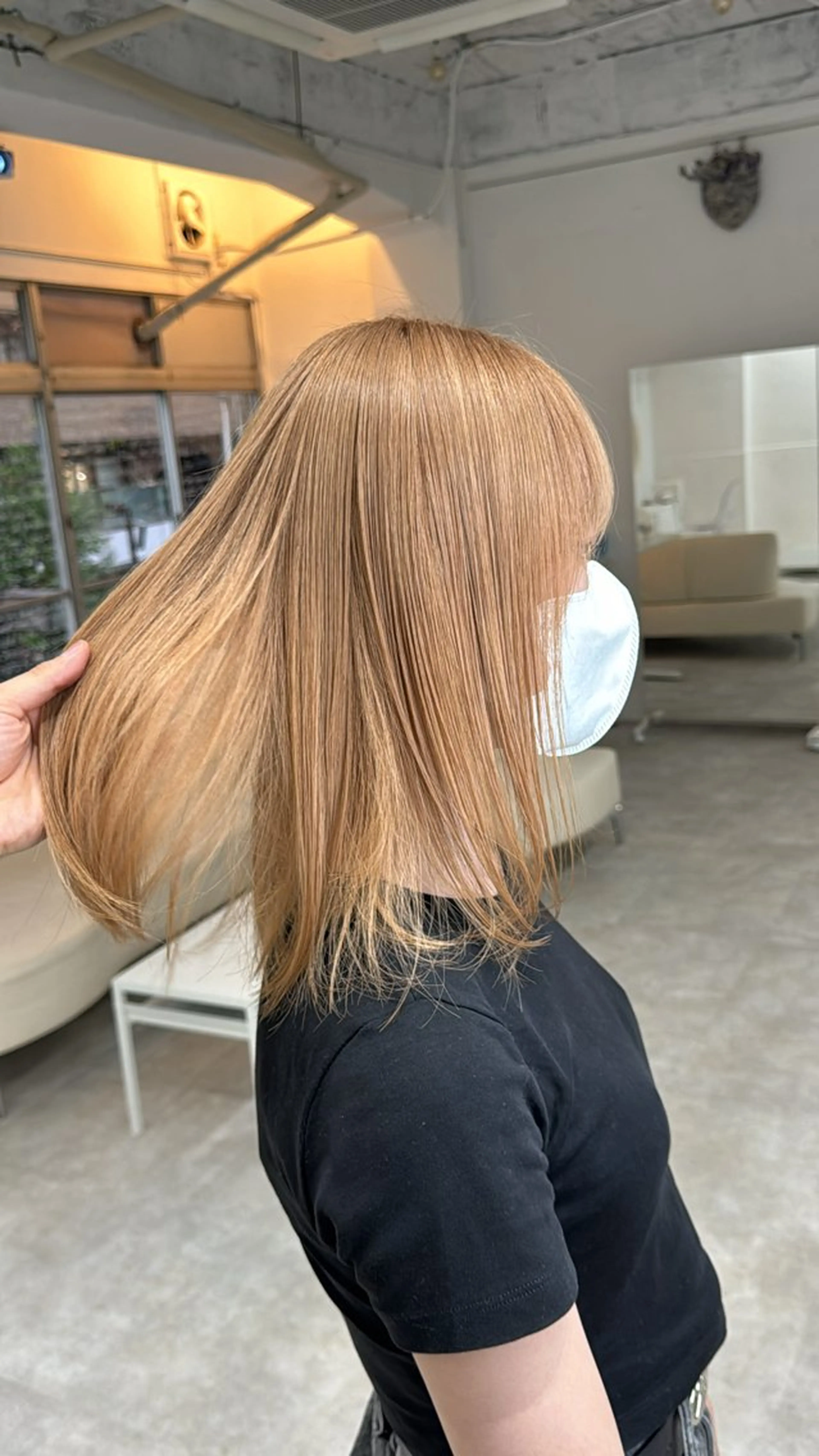 ミディアム カラー ブリーチ ヘアカラー tet 店長 RIKITOのヘアスタイル