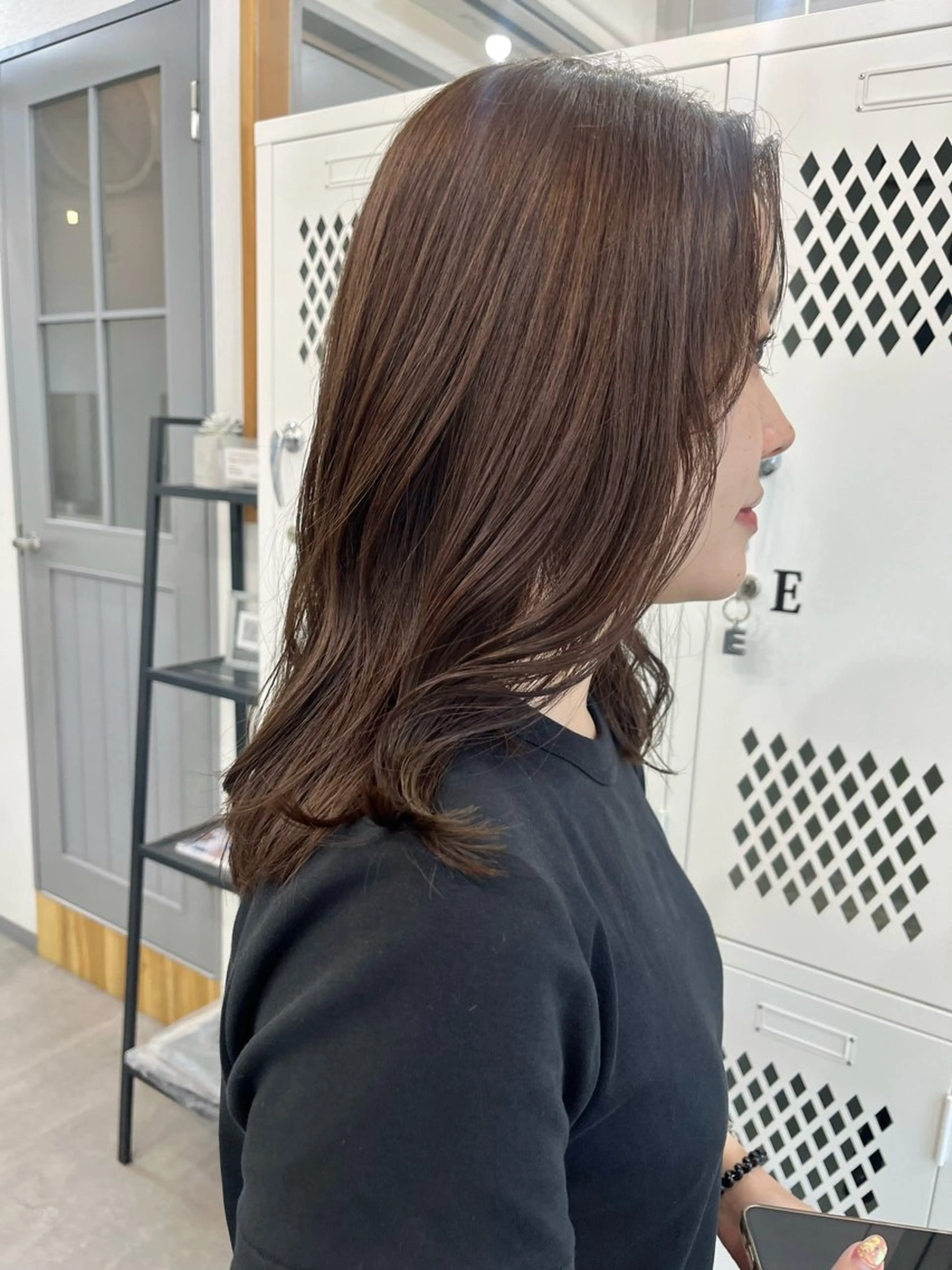 ミディアム カラー カット ヘアカラー トリートメント 🌼sunc HINAMI🌼のヘアスタイル