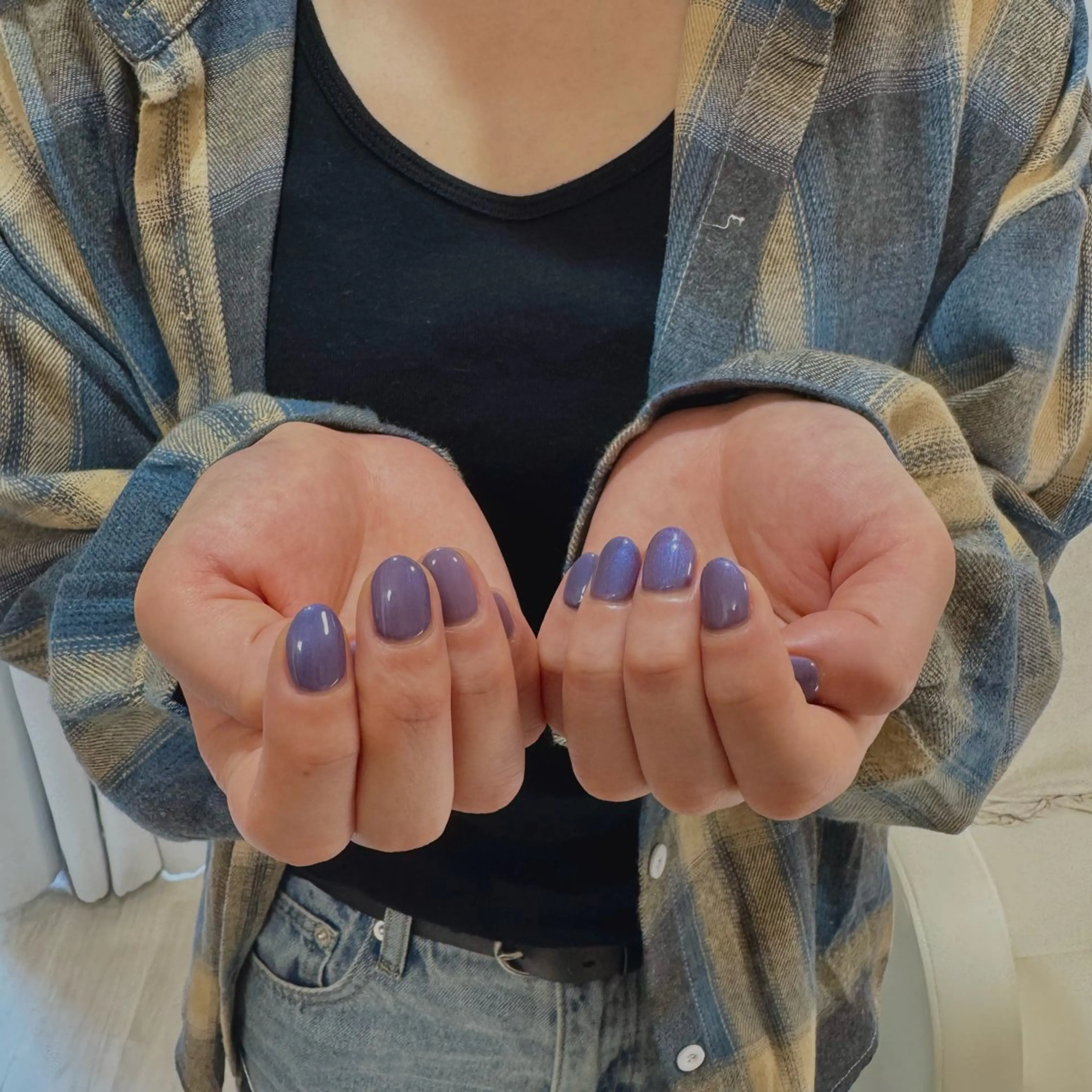 ネイル ジェルネイル パープル MAX BEAUTY nail 笹塚所属・nailist saitoのネイルデザイン