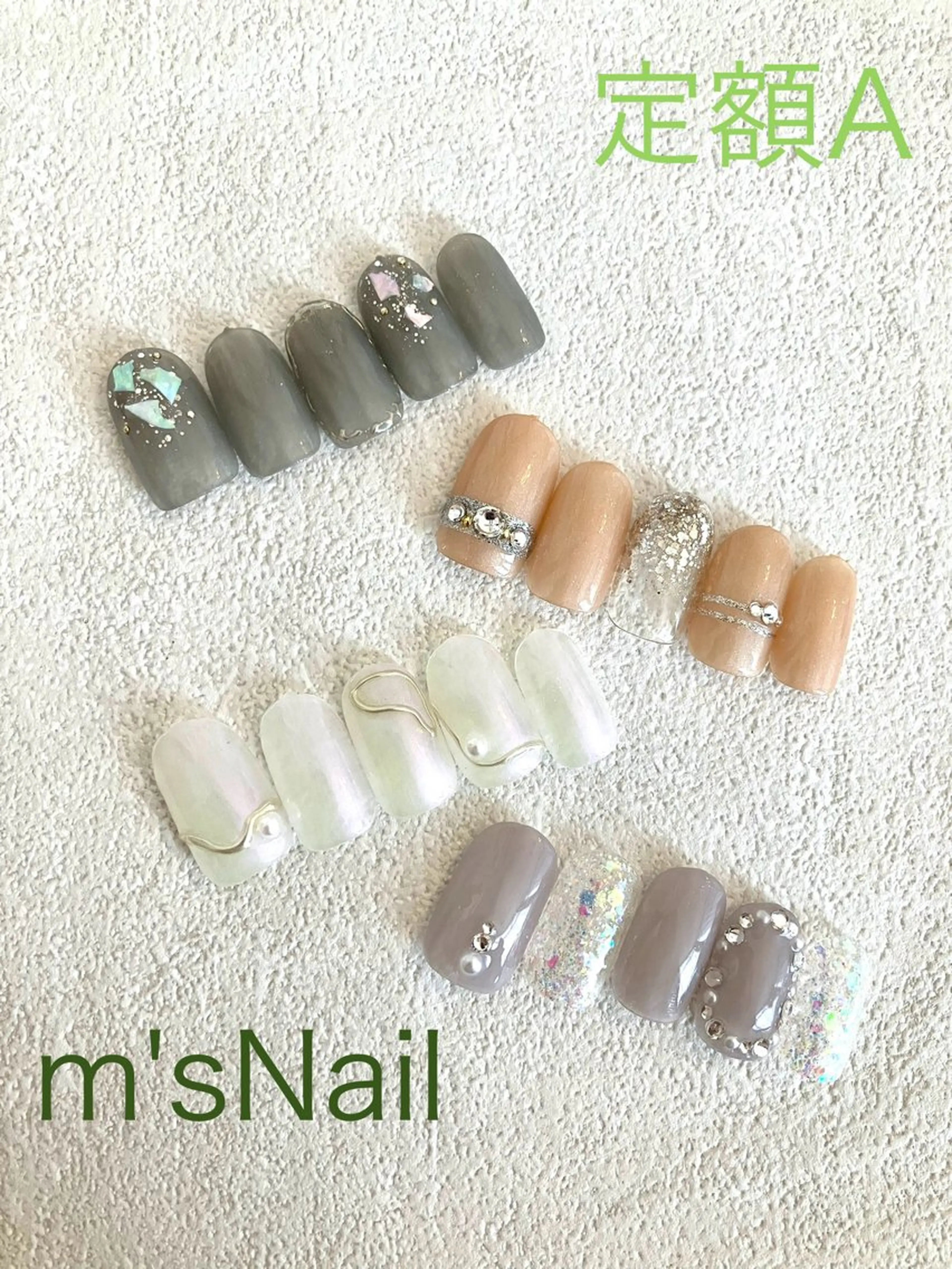 ネイル ジェルネイル パラジェル ハンドネイル m'sNail 福岡西区 ネイルのネイルデザイン