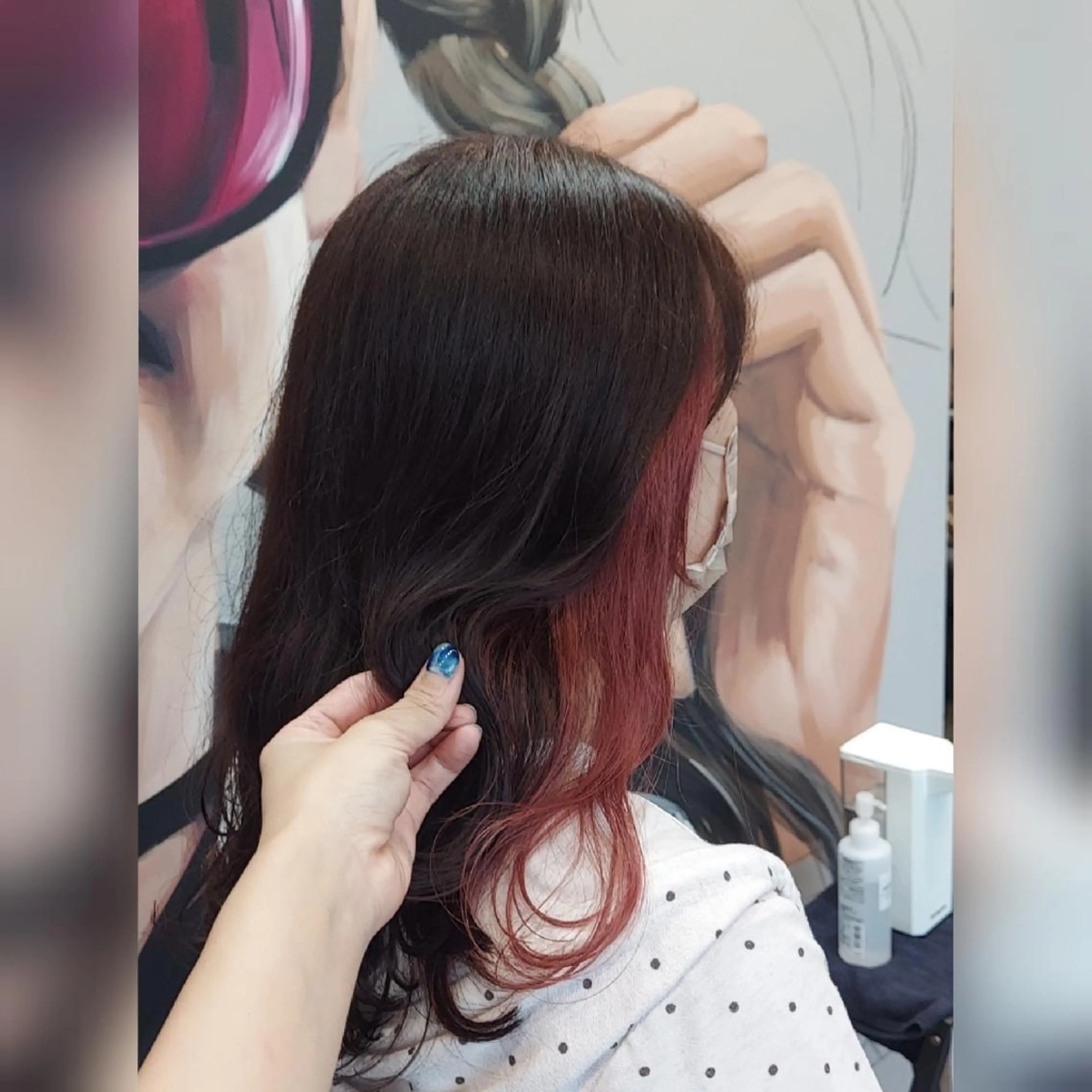 ミディアム カラー あかね☆ヘアアレンジ /ボブ/縮毛矯正のヘアスタイル