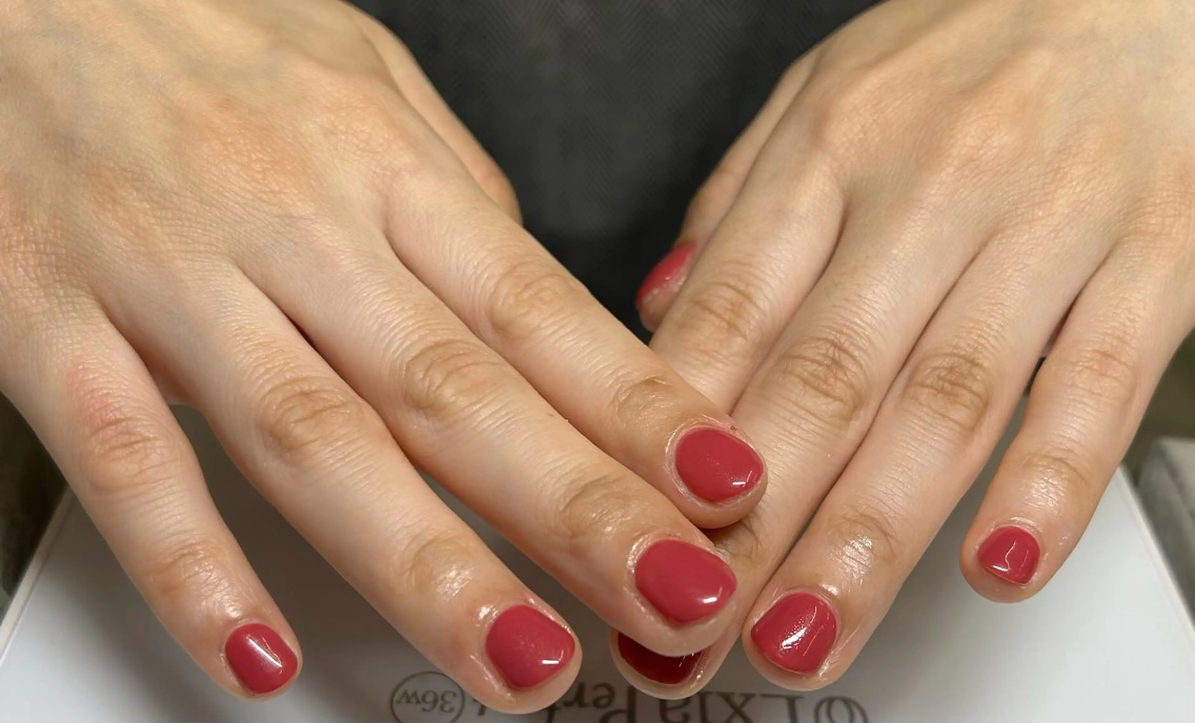 ネイル ワンカラーネイル AIushe平井店 ななみのネイルデザイン